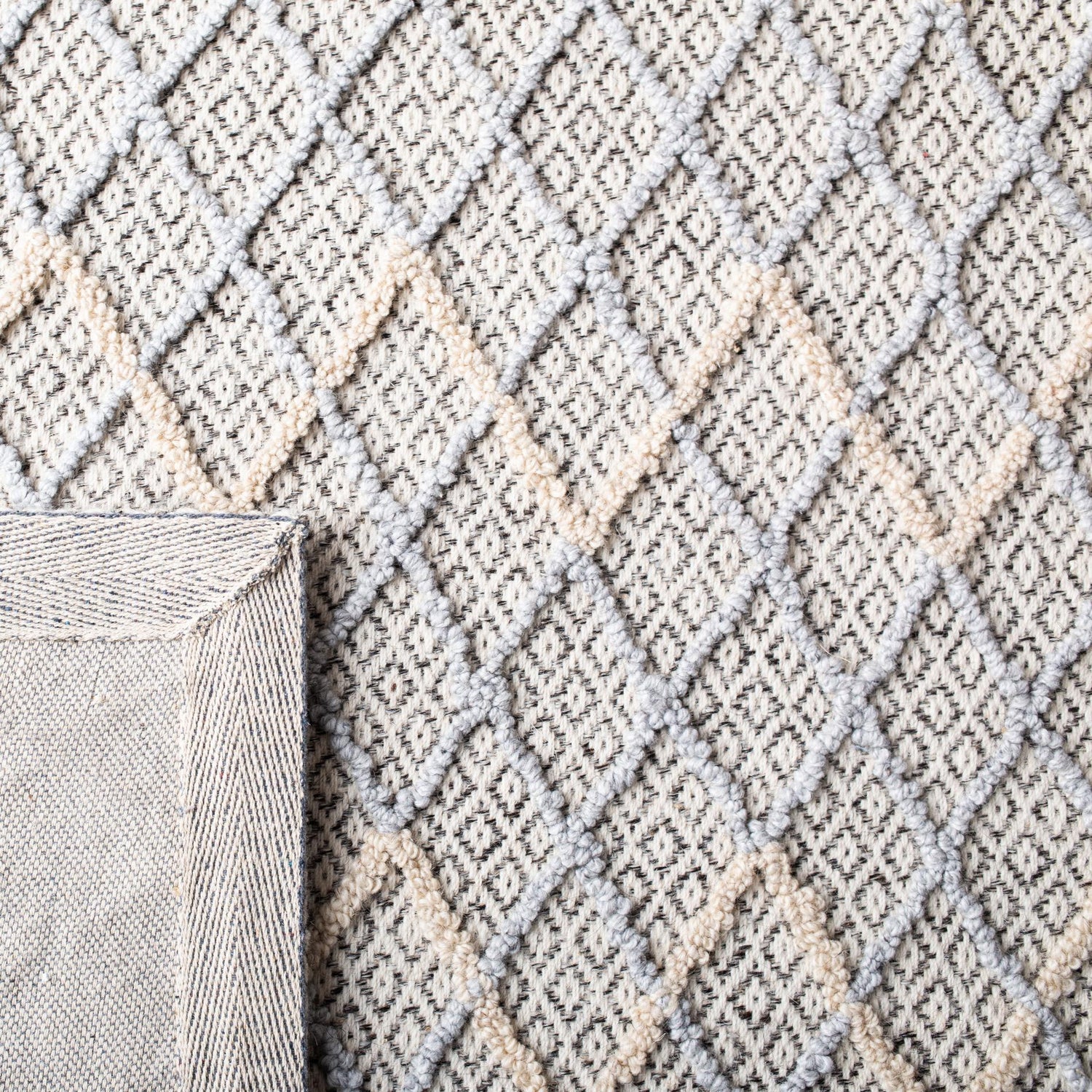 Safavieh Trace Trc209M Blue/Black Rugs.