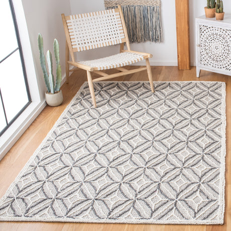 Safavieh Trace Trc212F Grey/Black Rug.