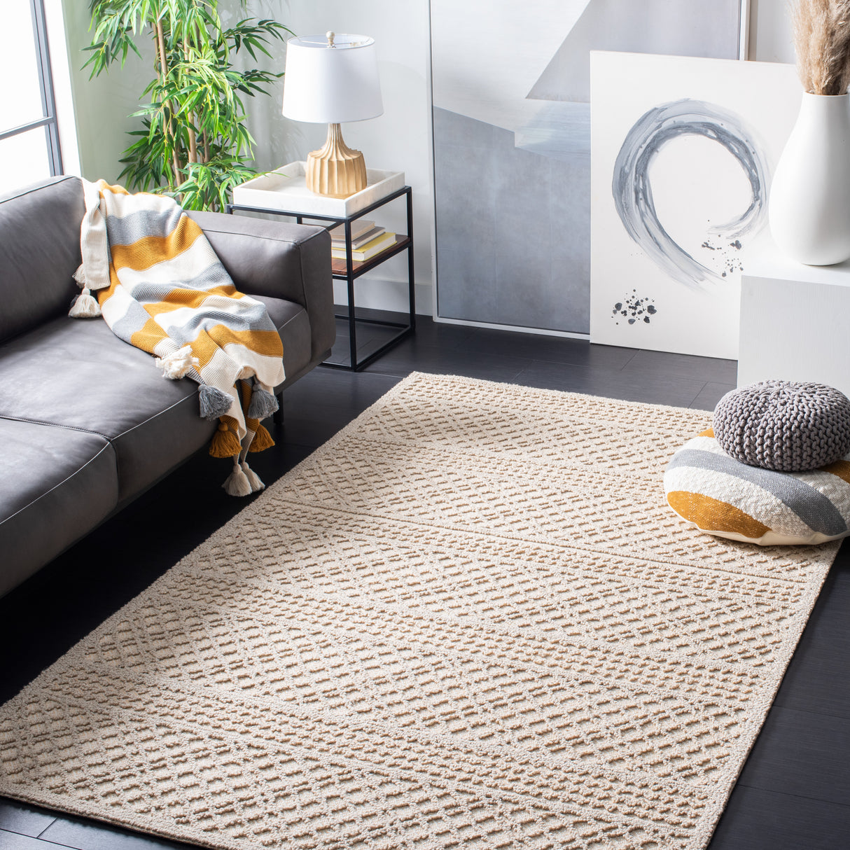 Safavieh Trace Trc220A Ivory Rugs.