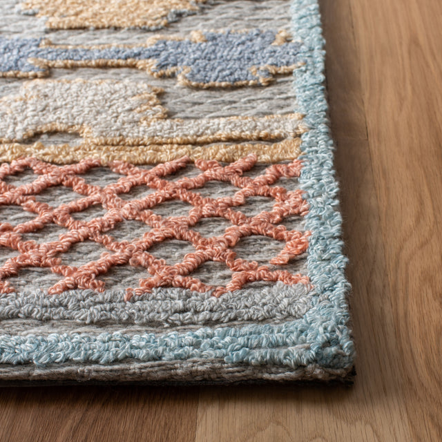 Safavieh Trace Trc221M Blue/Rust Rugs.