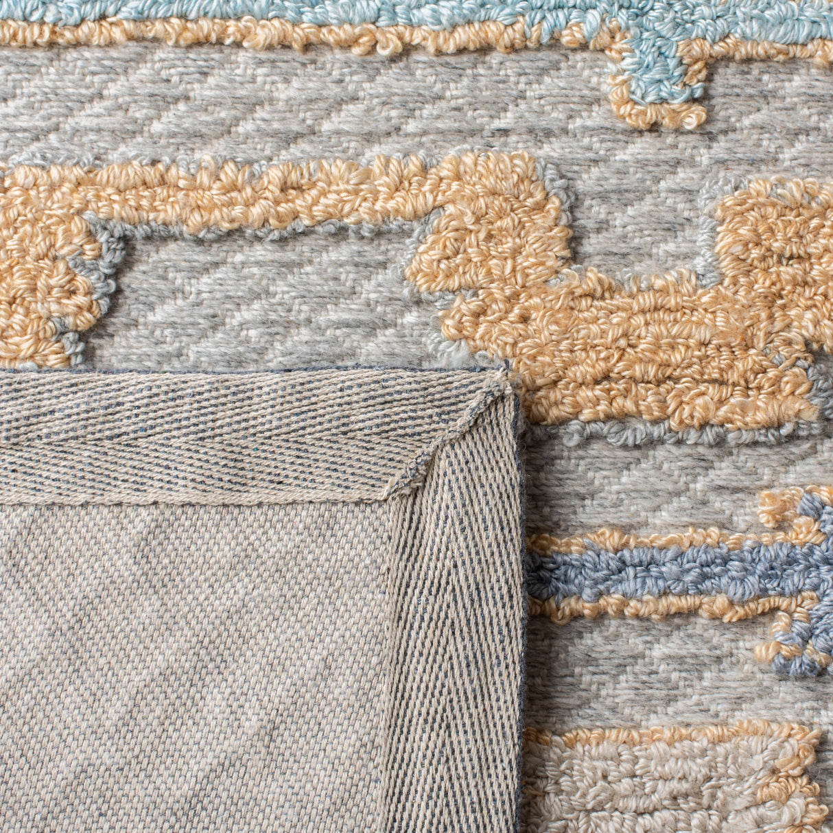 Safavieh Trace Trc221M Blue/Rust Rugs.