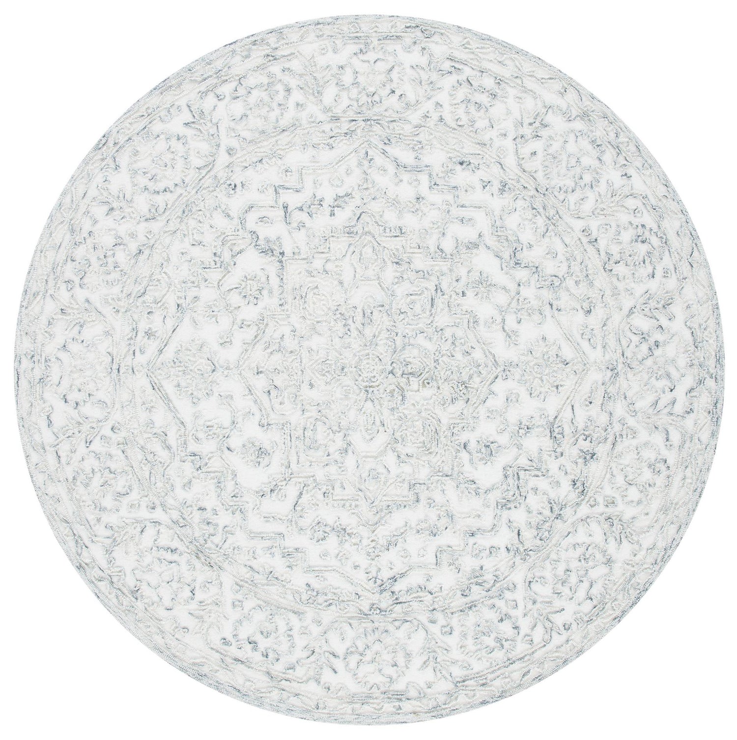Safavieh Trace Trc302H Ivory/Charcoal Rugs.