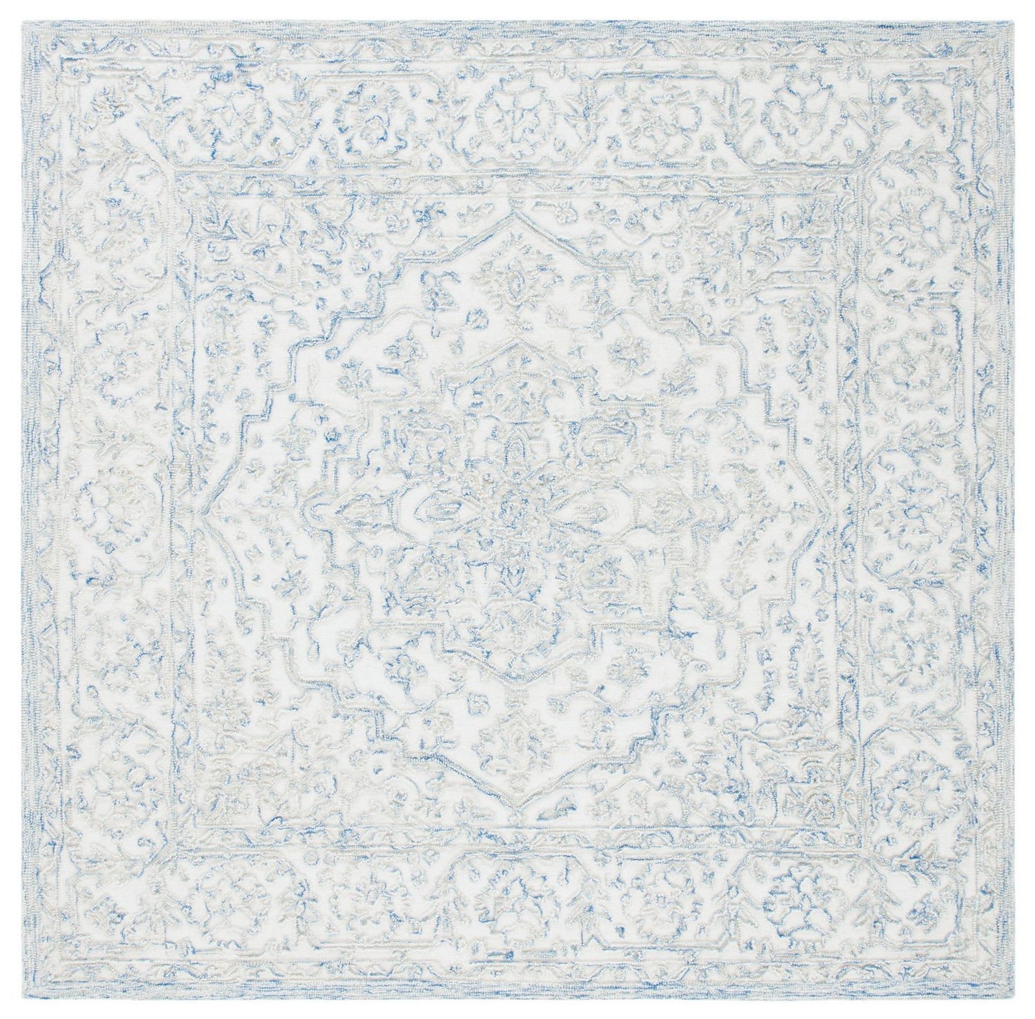 Safavieh Trace Trc302M Ivory/Blue Rugs.