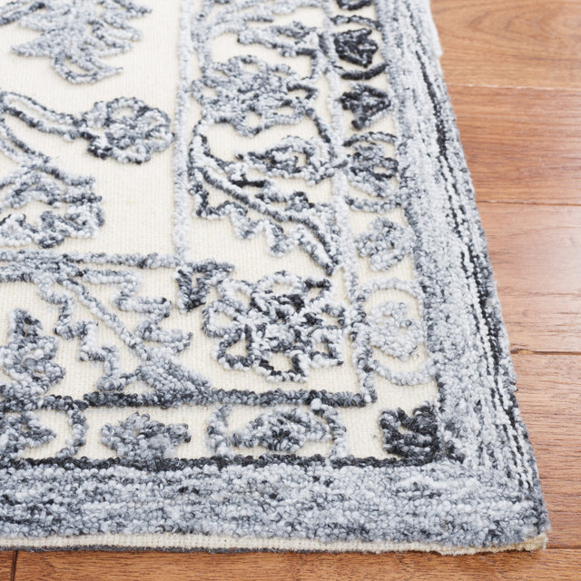 Safavieh Trace Trc303F Grey/Ivory Rug.
