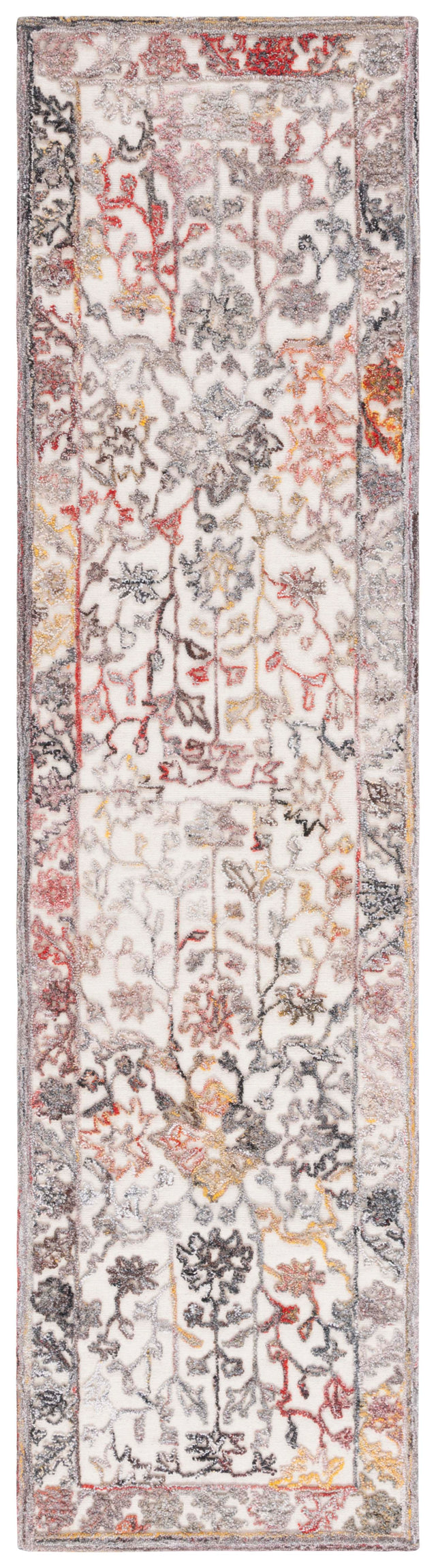 Safavieh Trace Trc303Q Red/Ivory Rug.