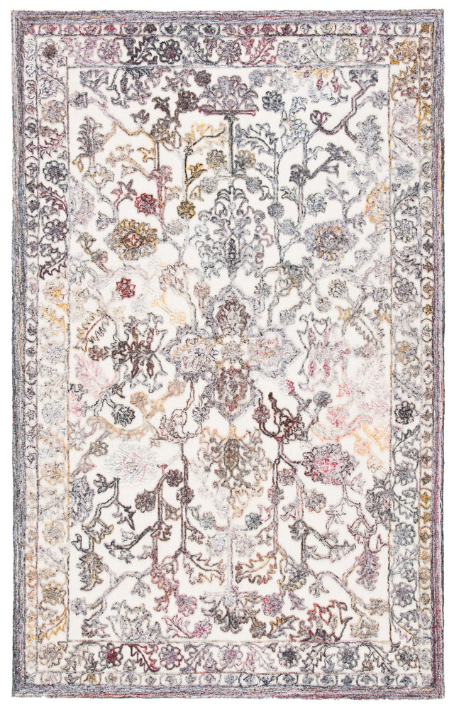 Safavieh Trace Trc303Q Red/Ivory Rug.