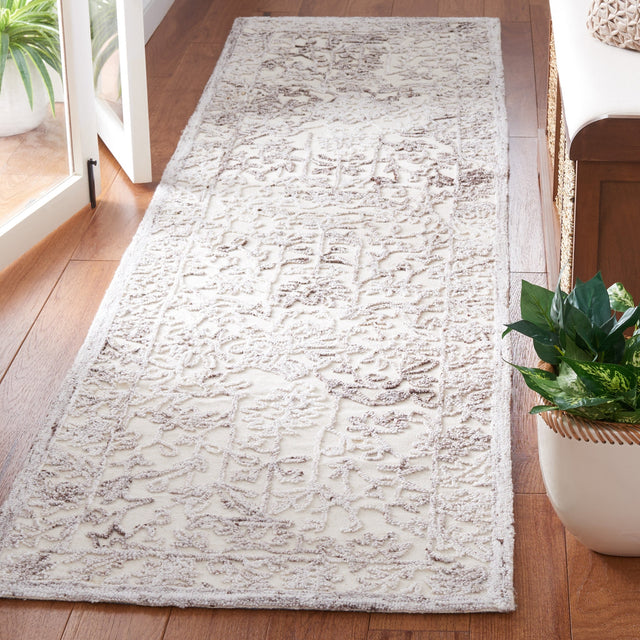 Safavieh Trace Trc303T Brown/Ivory Rug.
