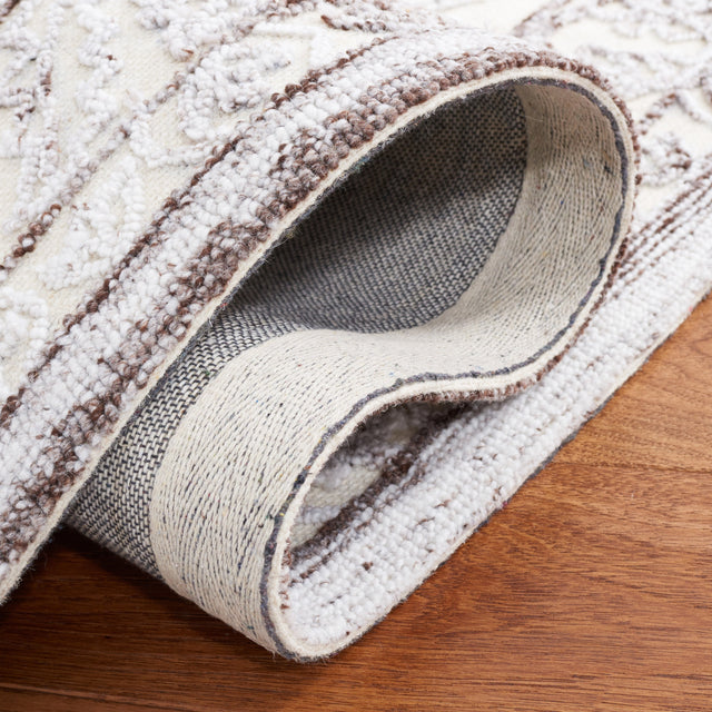 Safavieh Trace Trc303T Brown/Ivory Rug.