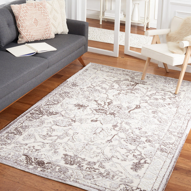 Safavieh Trace Trc303T Brown/Ivory Rug.