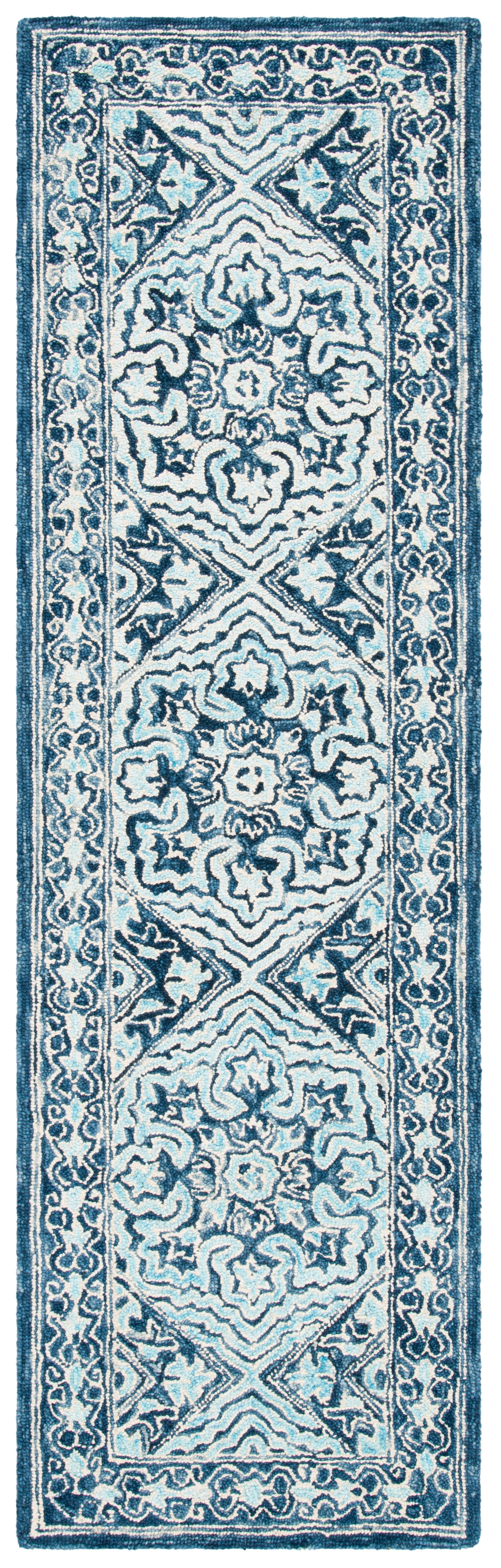 Safavieh Trace Trc507N Navy/Light Blue Rugs.