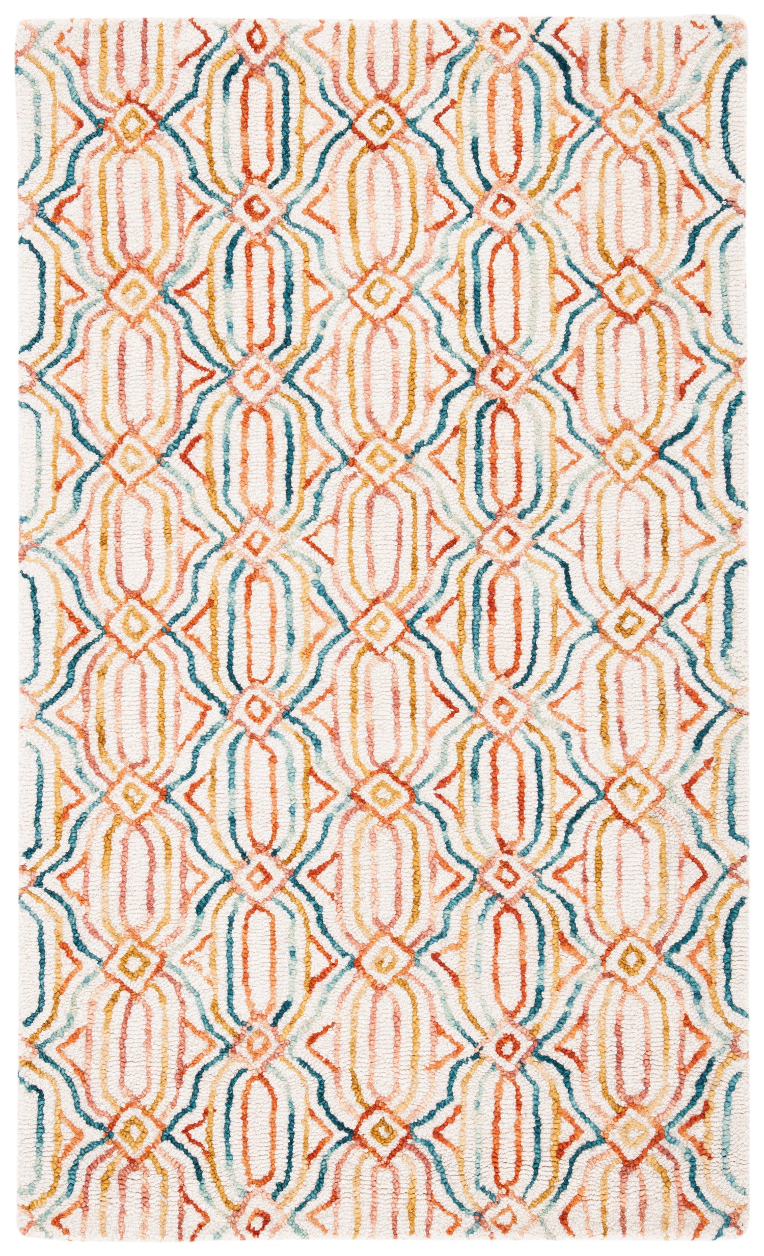 Safavieh Trace Trc511A Ivory/Navy Rugs.