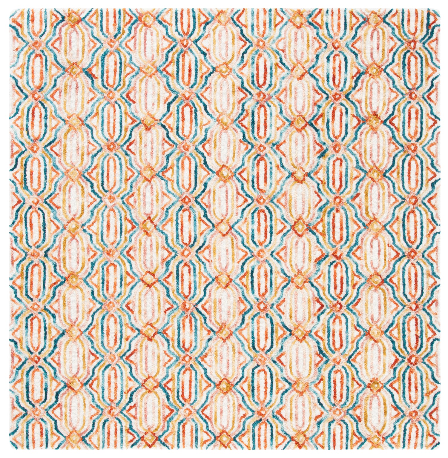 Safavieh Trace Trc511A Ivory/Navy Rugs.