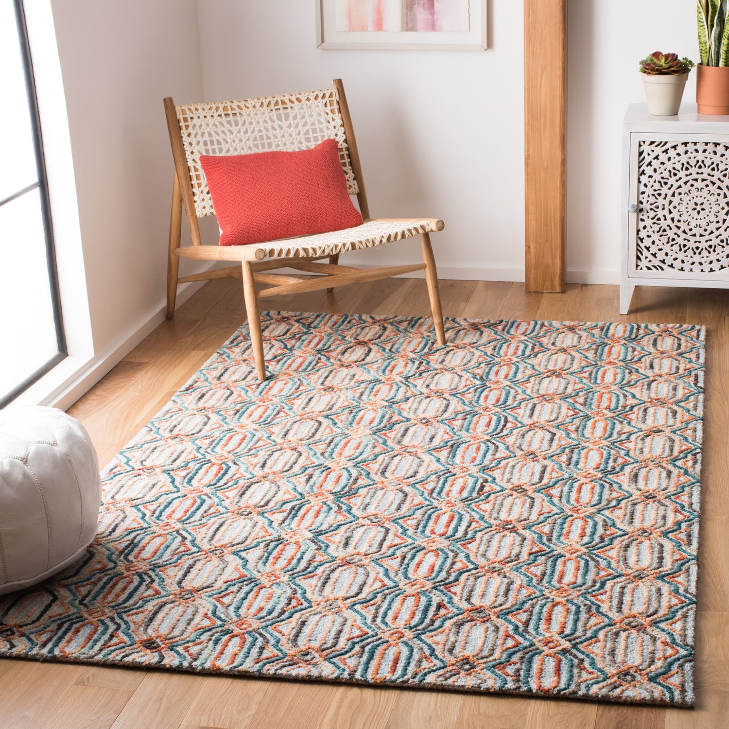 Safavieh Trace Trc511M Light Blue/Blue Rugs.
