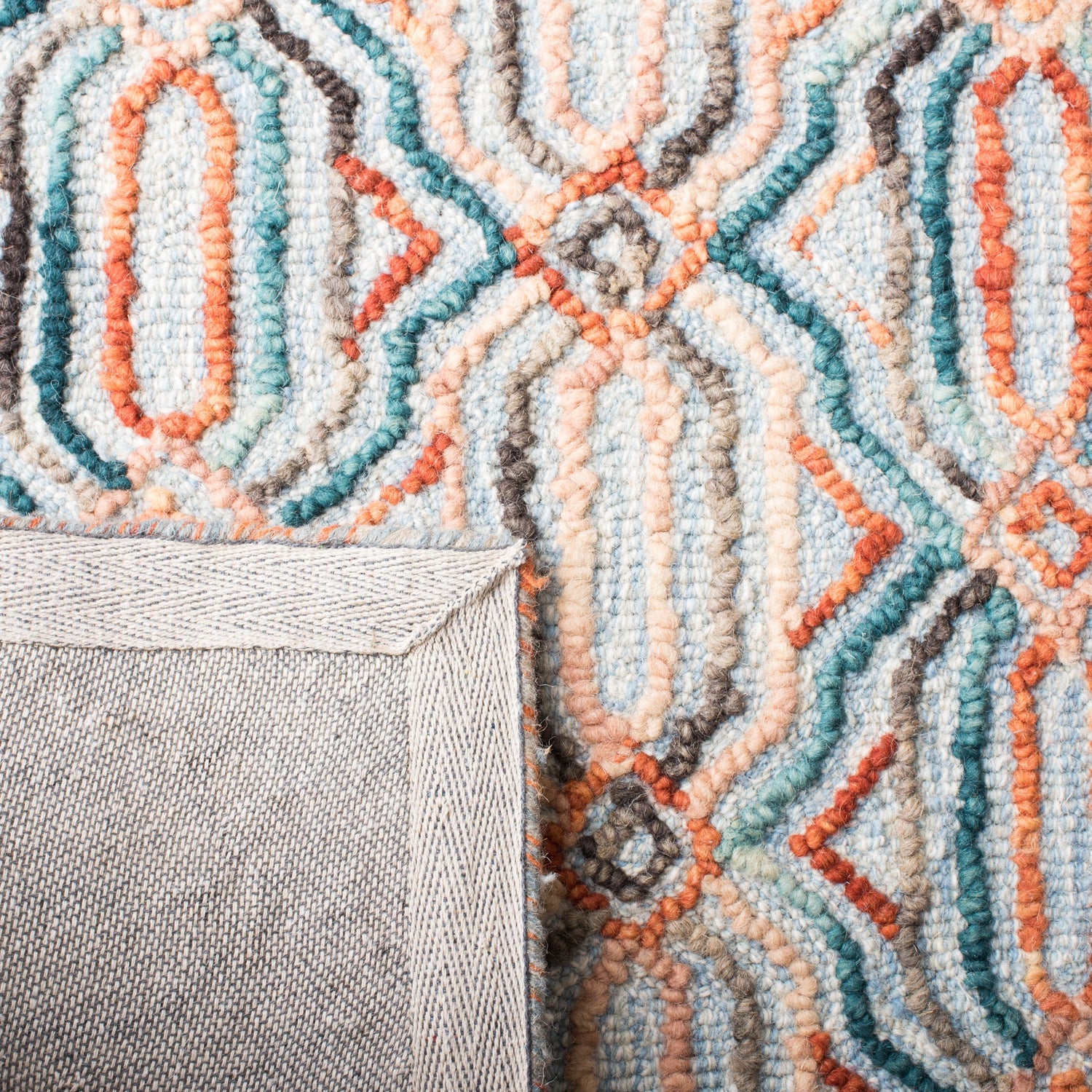 Safavieh Trace Trc511M Light Blue/Blue Rugs.
