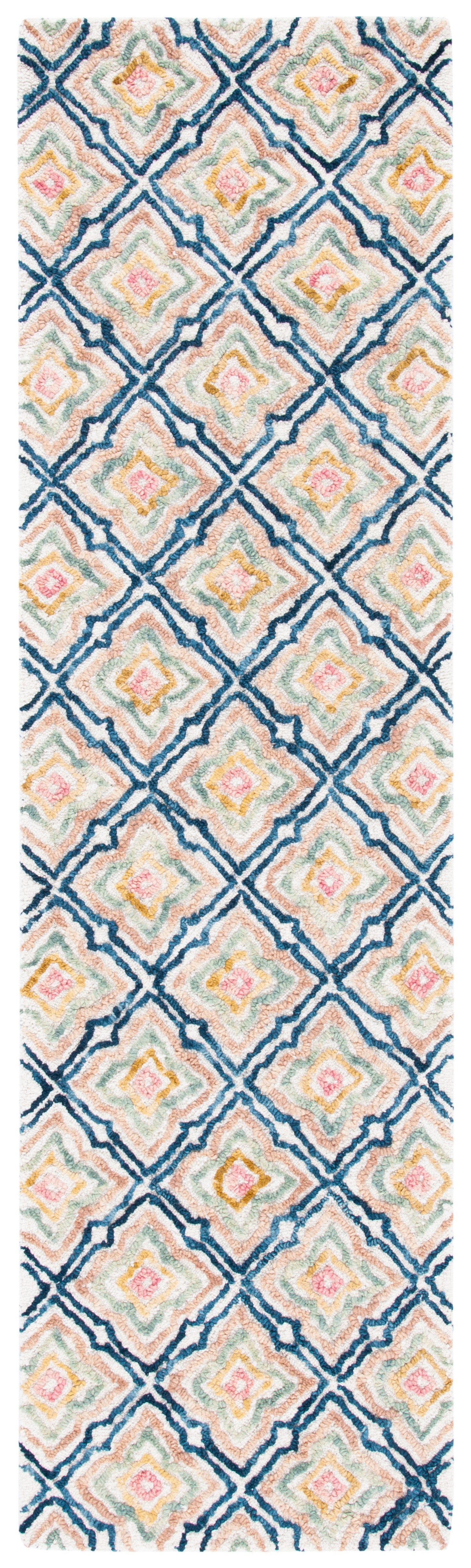 Safavieh Trace Trc512A Ivory/Navy Rugs.