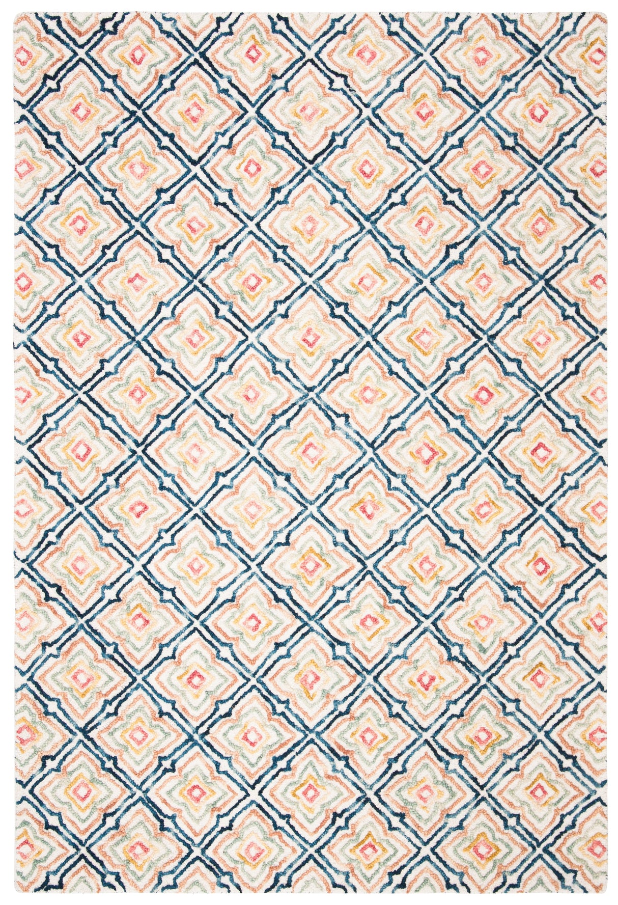 Safavieh Trace Trc512A Ivory/Navy Rugs.