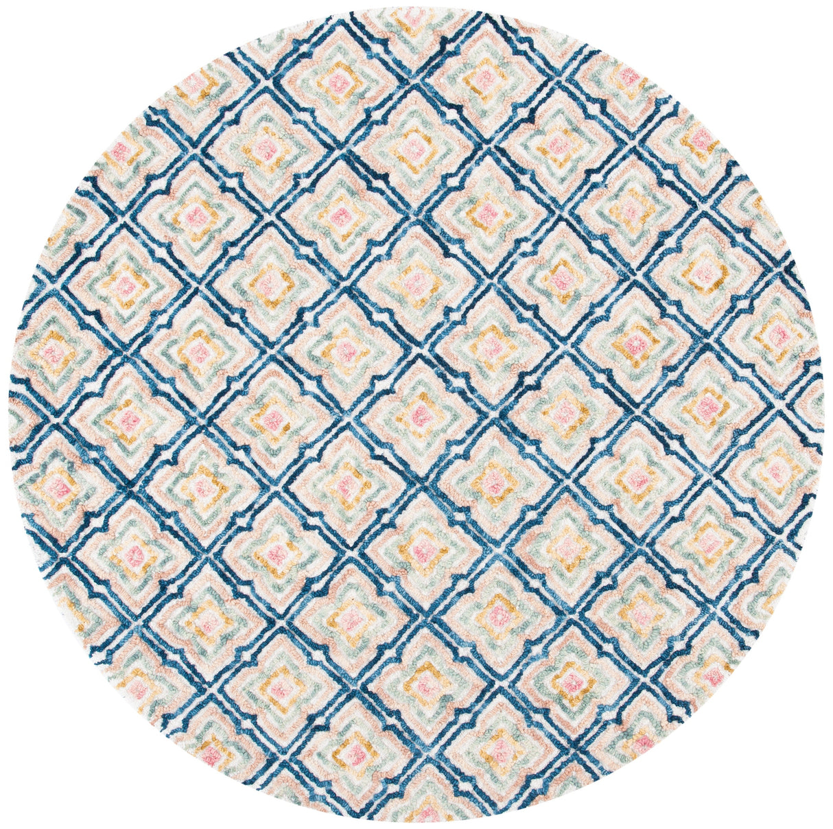 Safavieh Trace Trc512A Ivory/Navy Rugs.