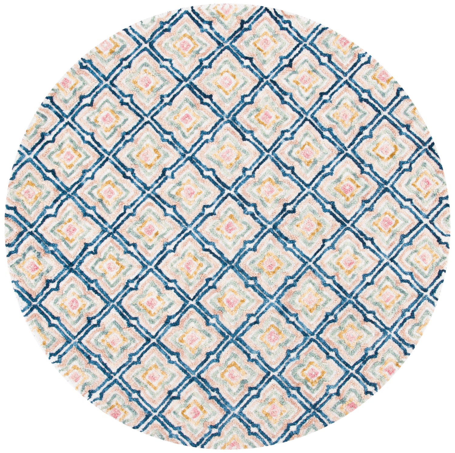 Safavieh Trace Trc512A Ivory/Navy Rugs.
