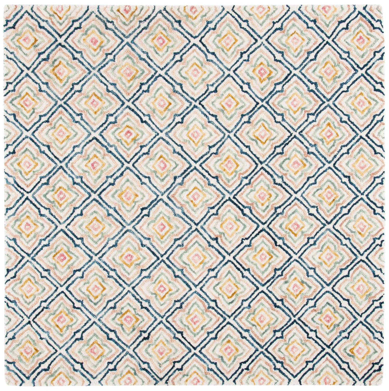 Safavieh Trace Trc512A Ivory/Navy Rugs.