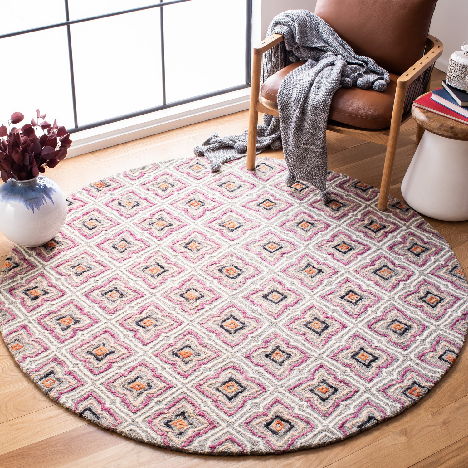 Safavieh Trace Trc512J Aqua/Ivory Rugs.