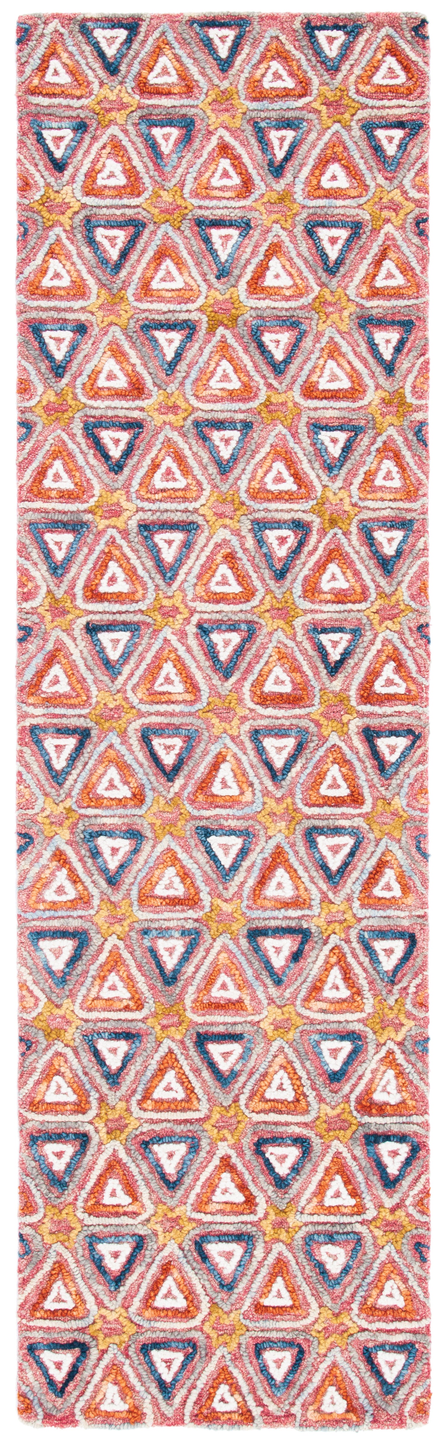 Safavieh Trace Trc514Q Red/Navy Rugs.