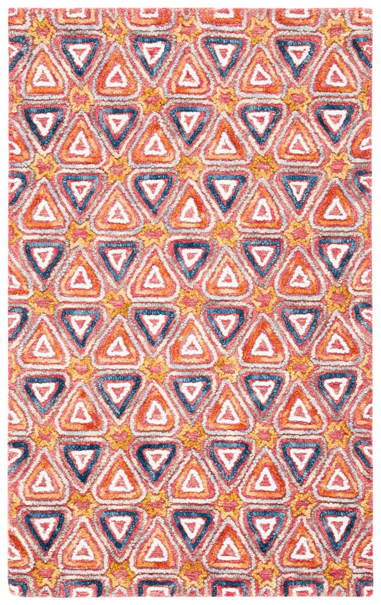 Safavieh Trace Trc514Q Red/Navy Rugs.