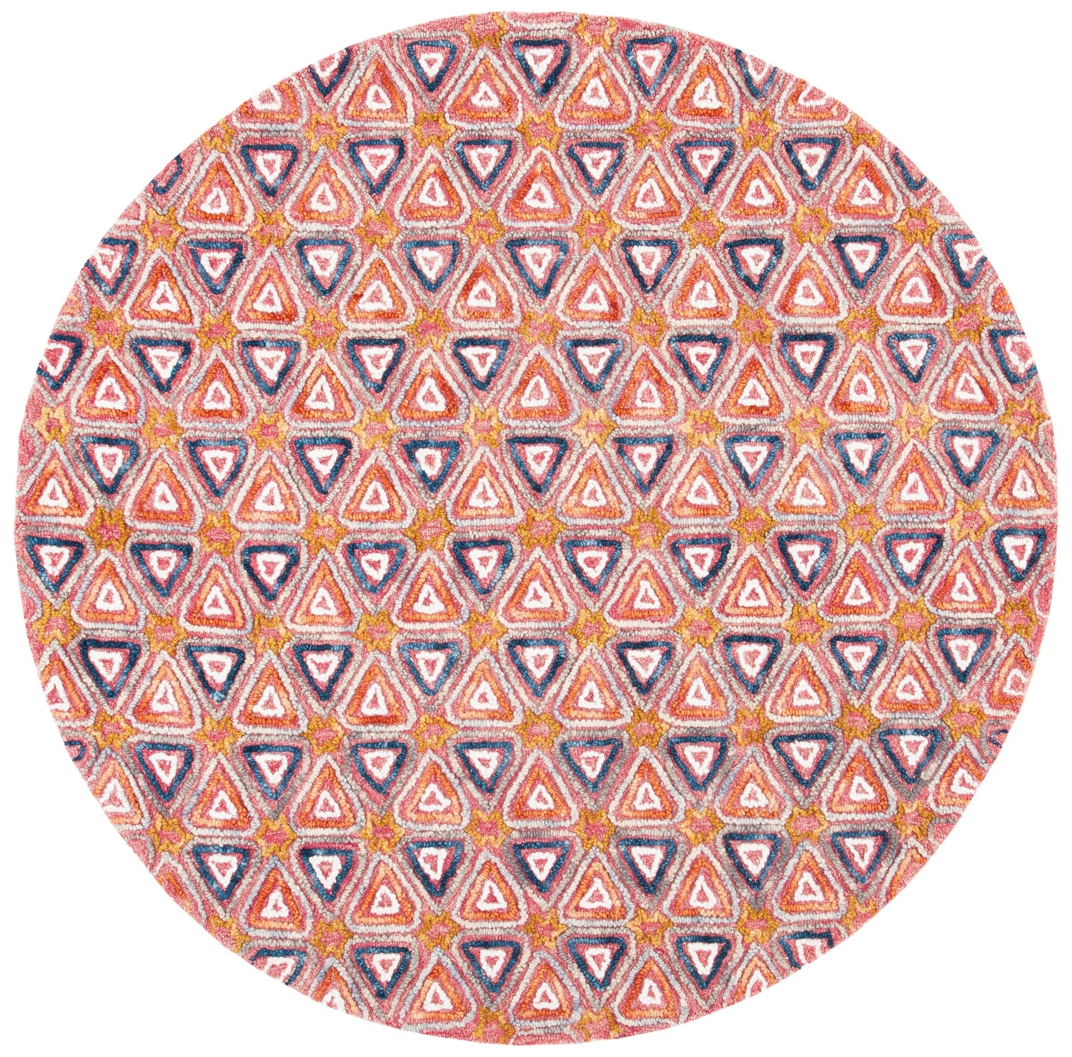 Safavieh Trace Trc514Q Red/Navy Rugs.