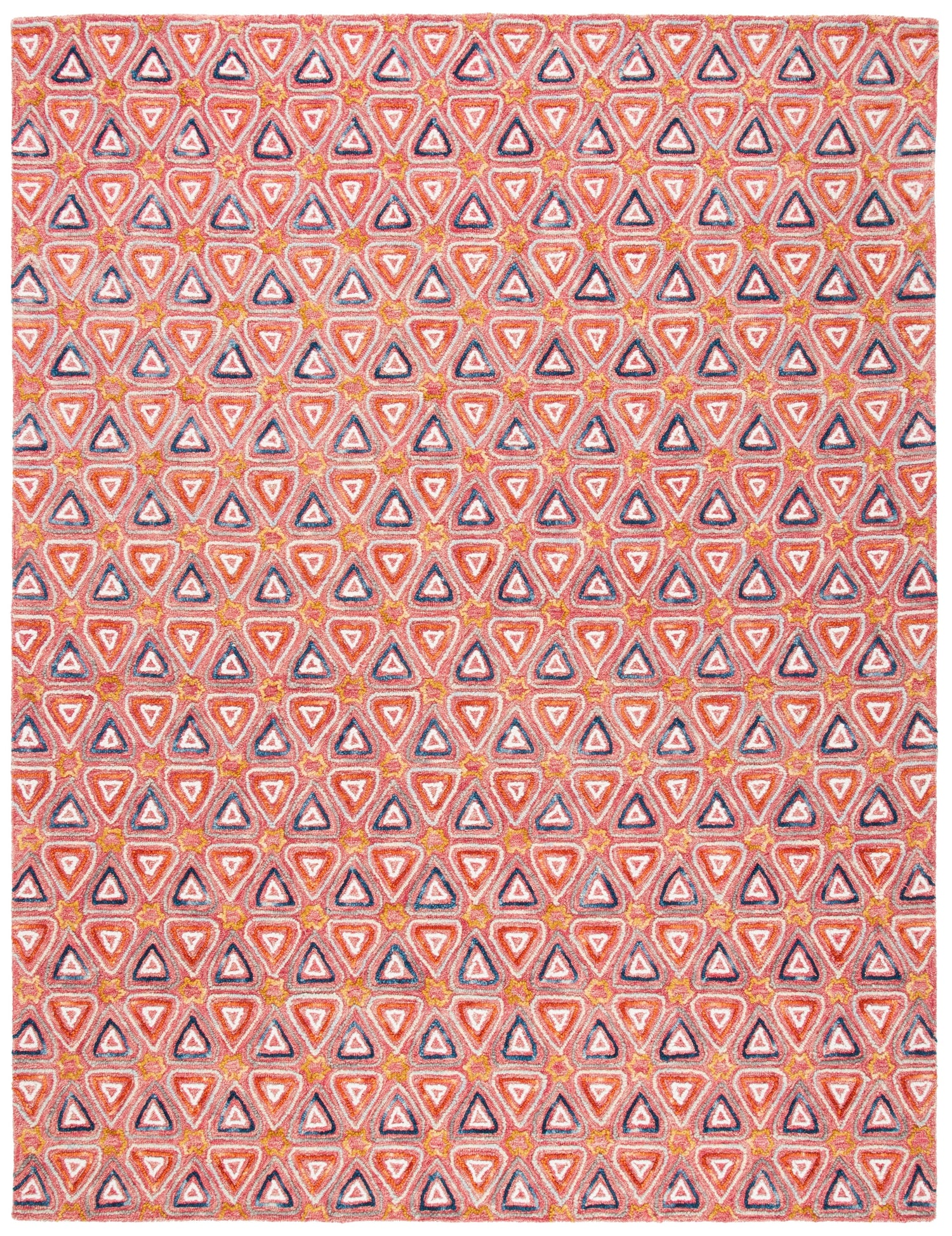 Safavieh Trace Trc514Q Red/Navy Rugs.