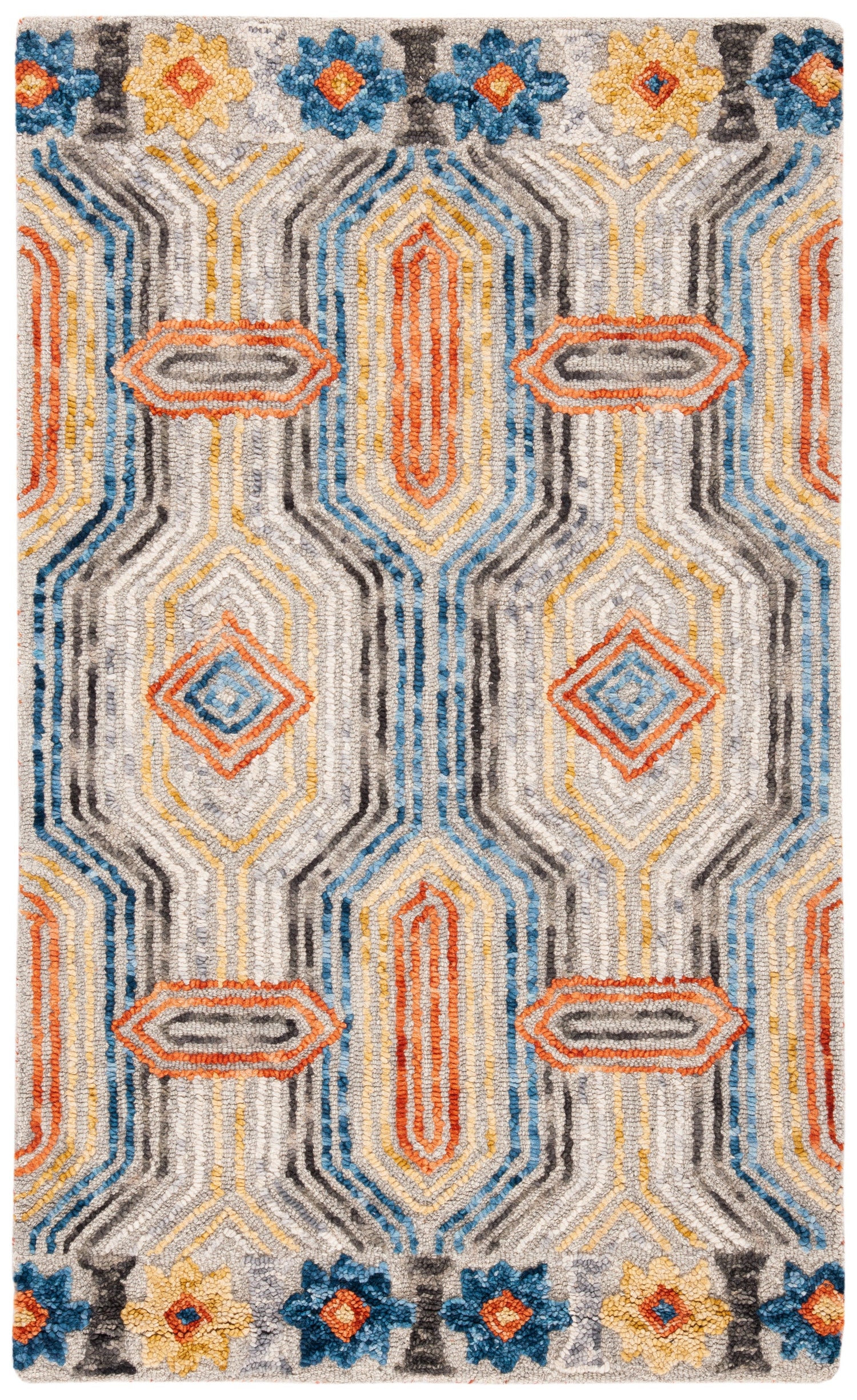 Safavieh Trace Trc515F Grey/Blue Rugs.