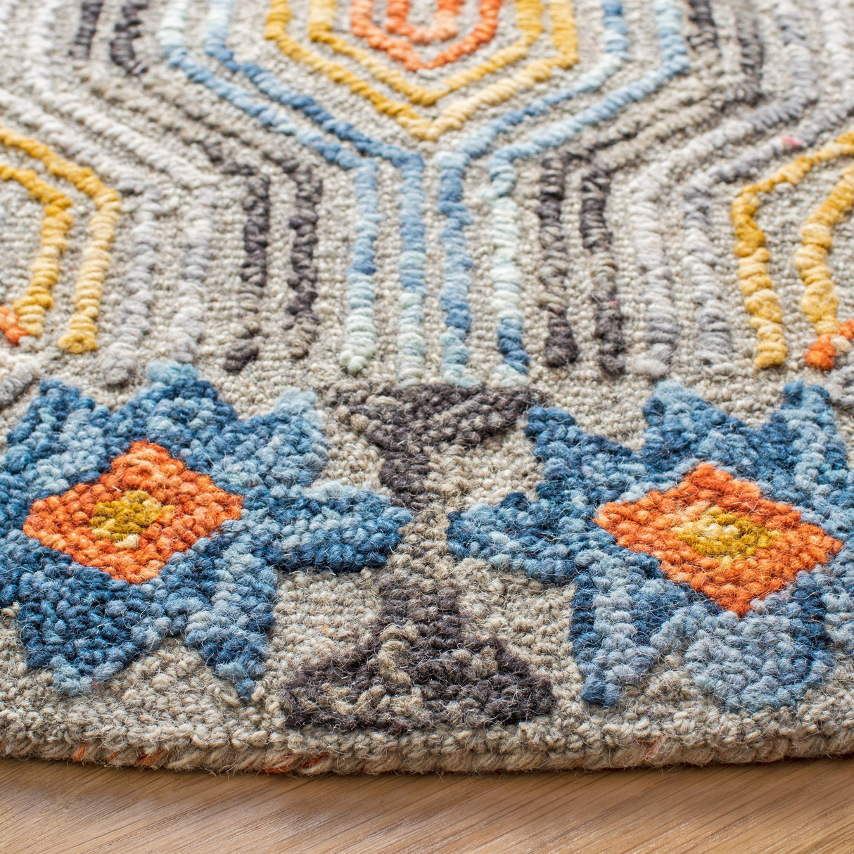 Safavieh Trace Trc515F Grey/Blue Rugs.