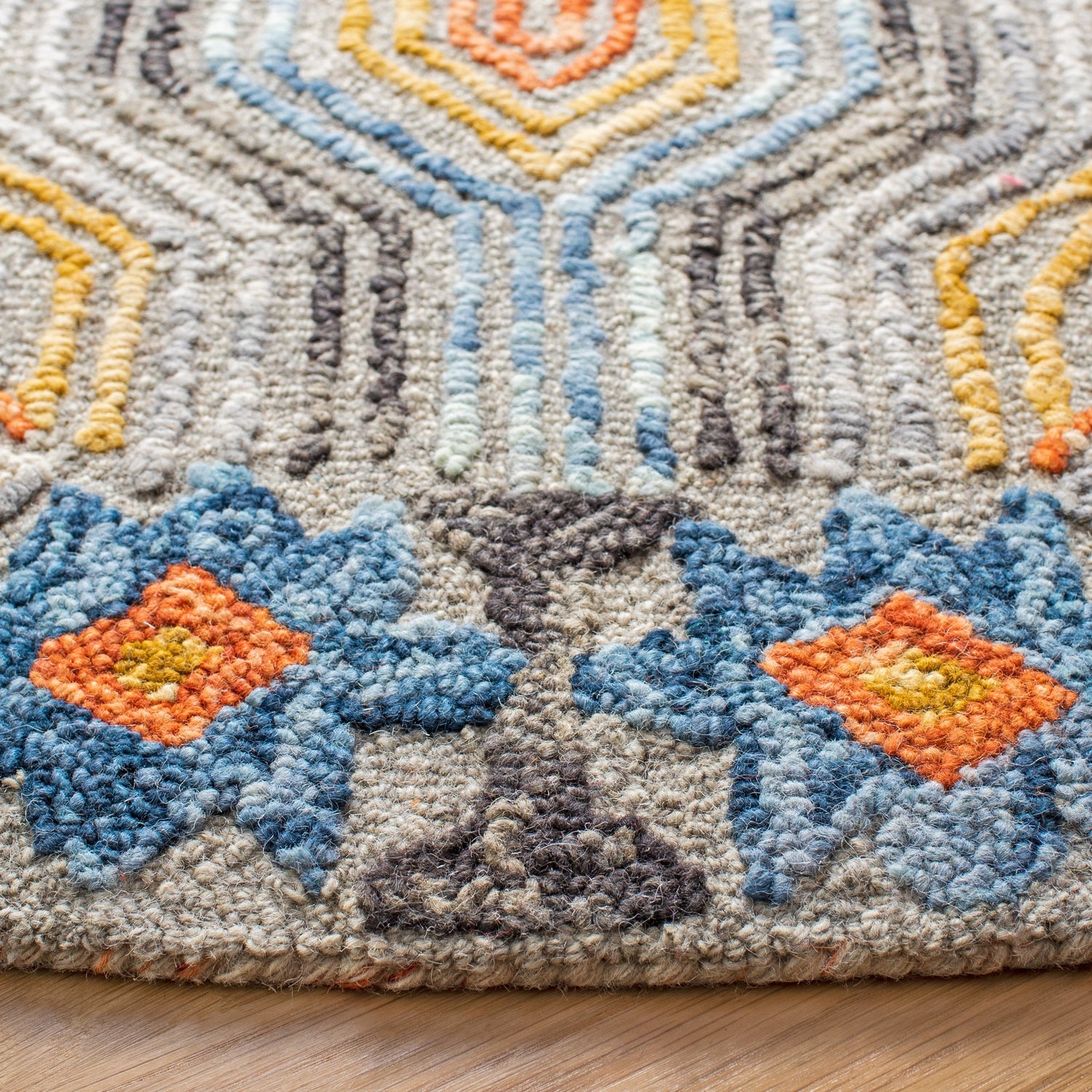 Safavieh Trace Trc515F Grey/Blue Rugs.