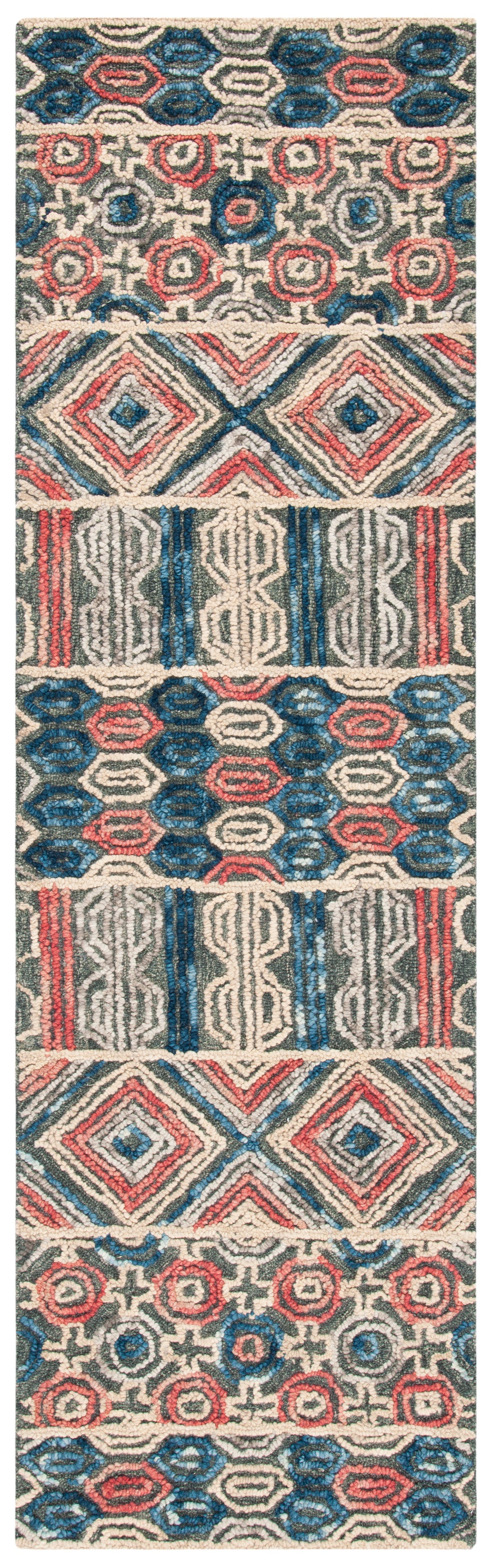Safavieh Trace Trc516F Grey/Navy Rugs.