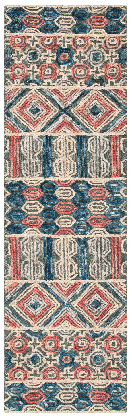 Safavieh Trace Trc516F Grey/Navy Rugs.