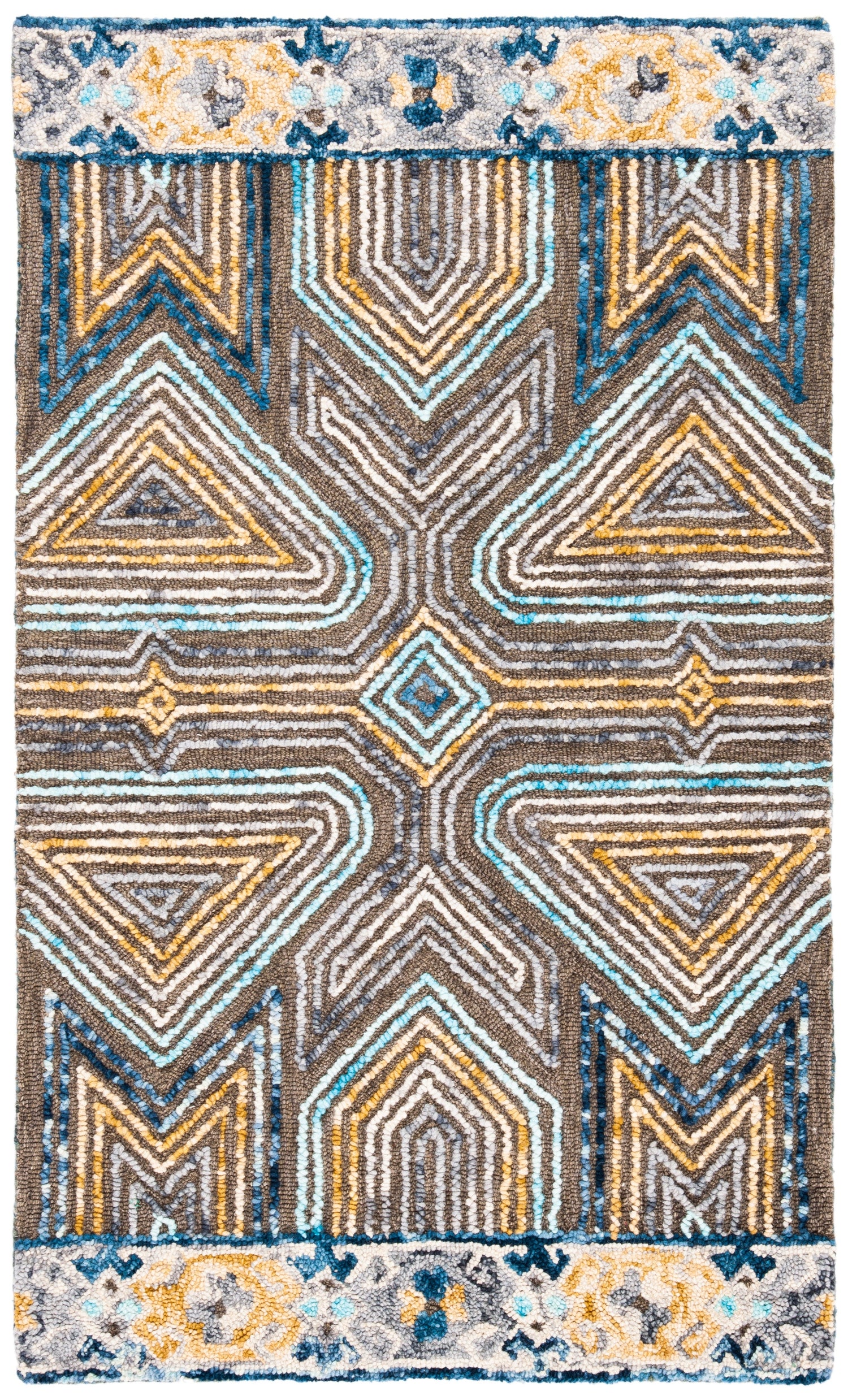 Safavieh Trace Trc518F Grey/Beige Rugs.