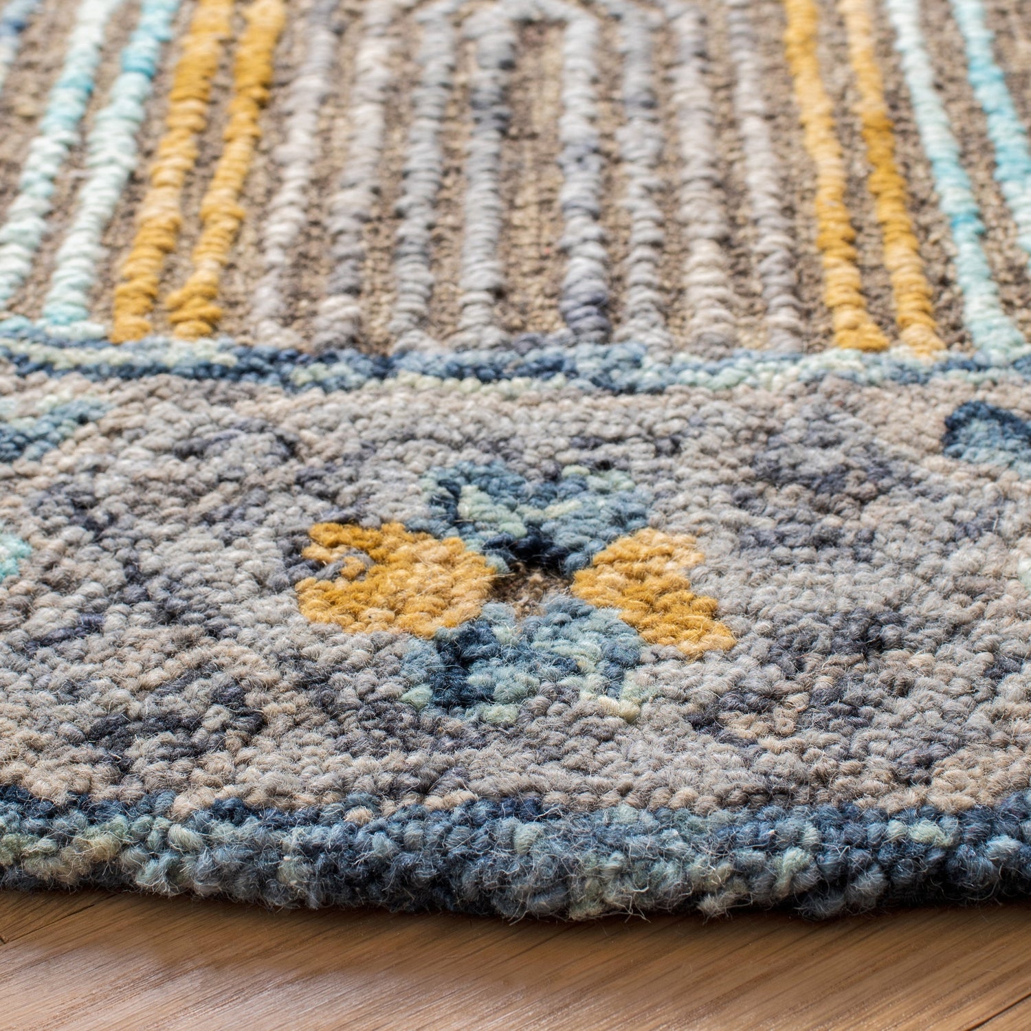 Safavieh Trace Trc518F Grey/Beige Rugs.