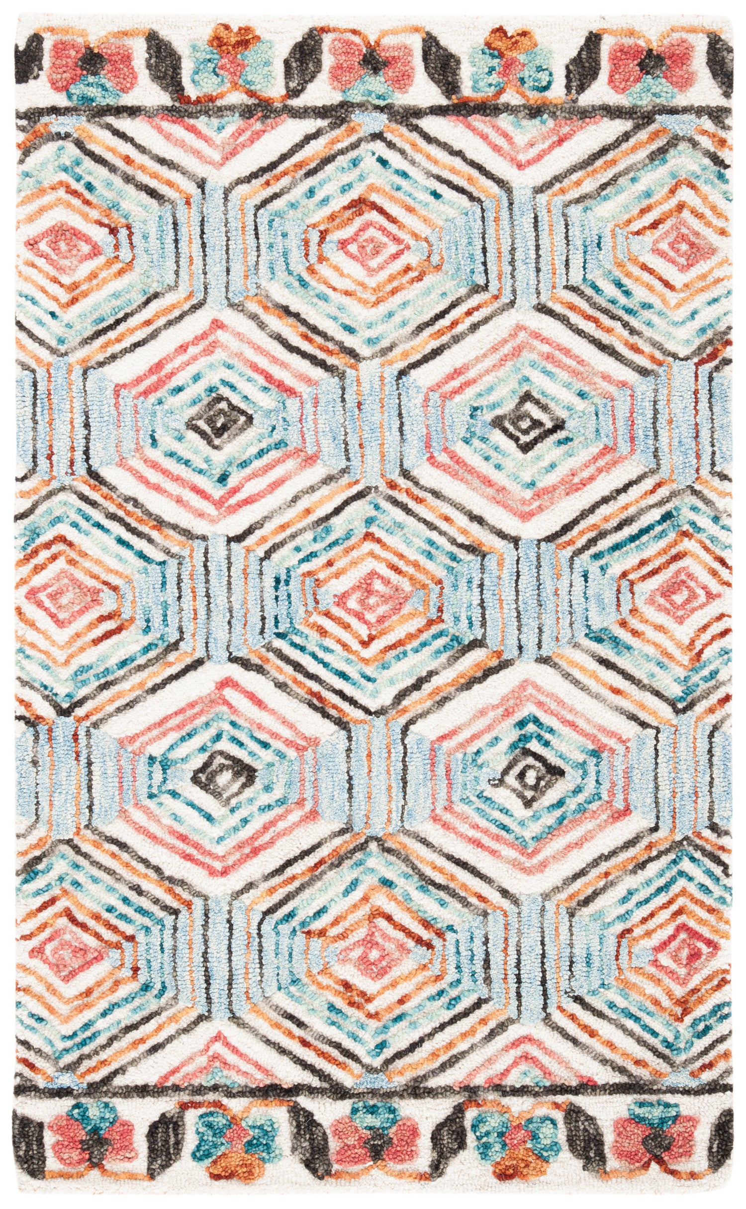 Safavieh Trace Trc522A Ivory/Light Blue Rugs.