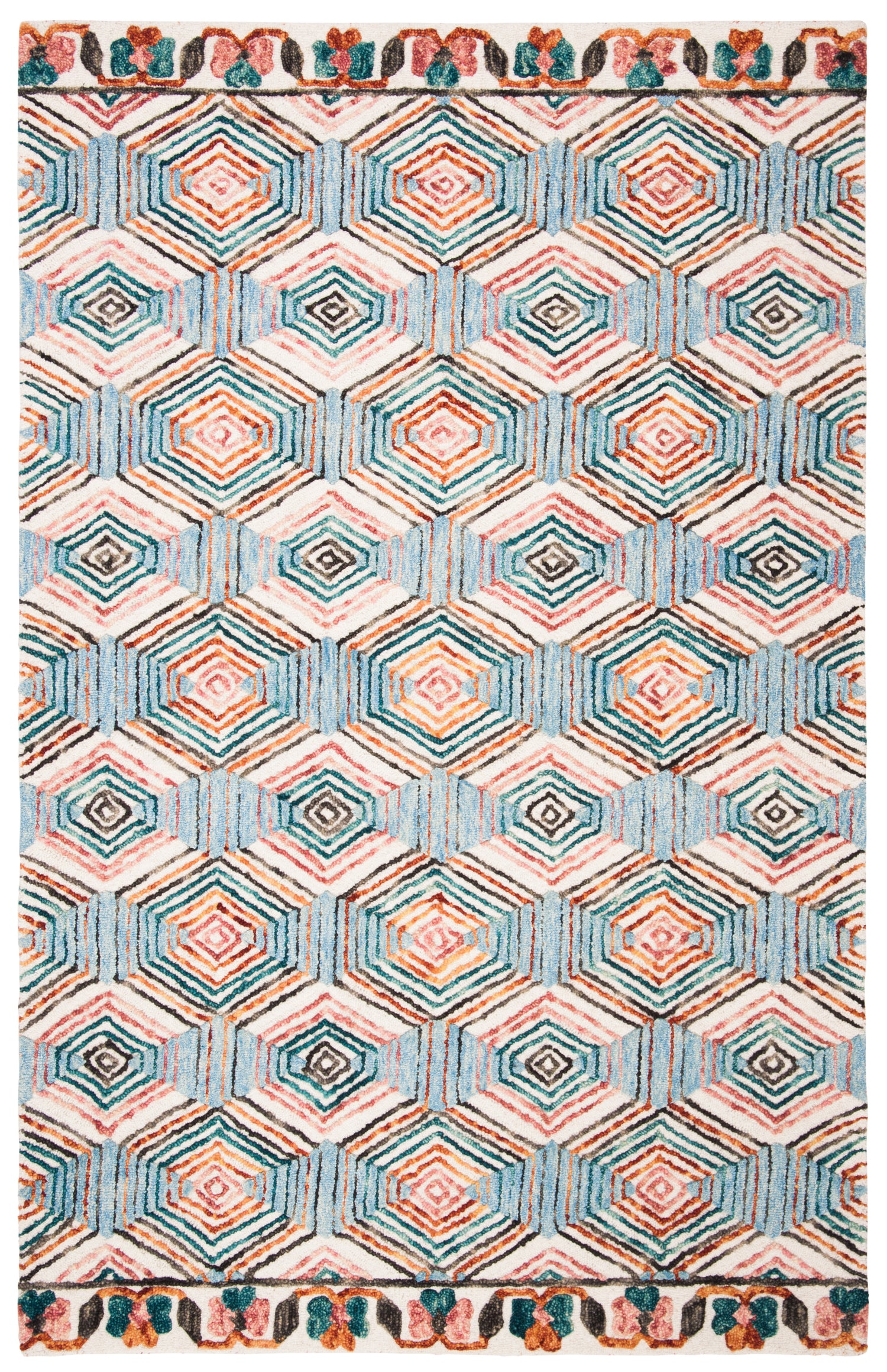 Safavieh Trace Trc522A Ivory/Light Blue Rugs.