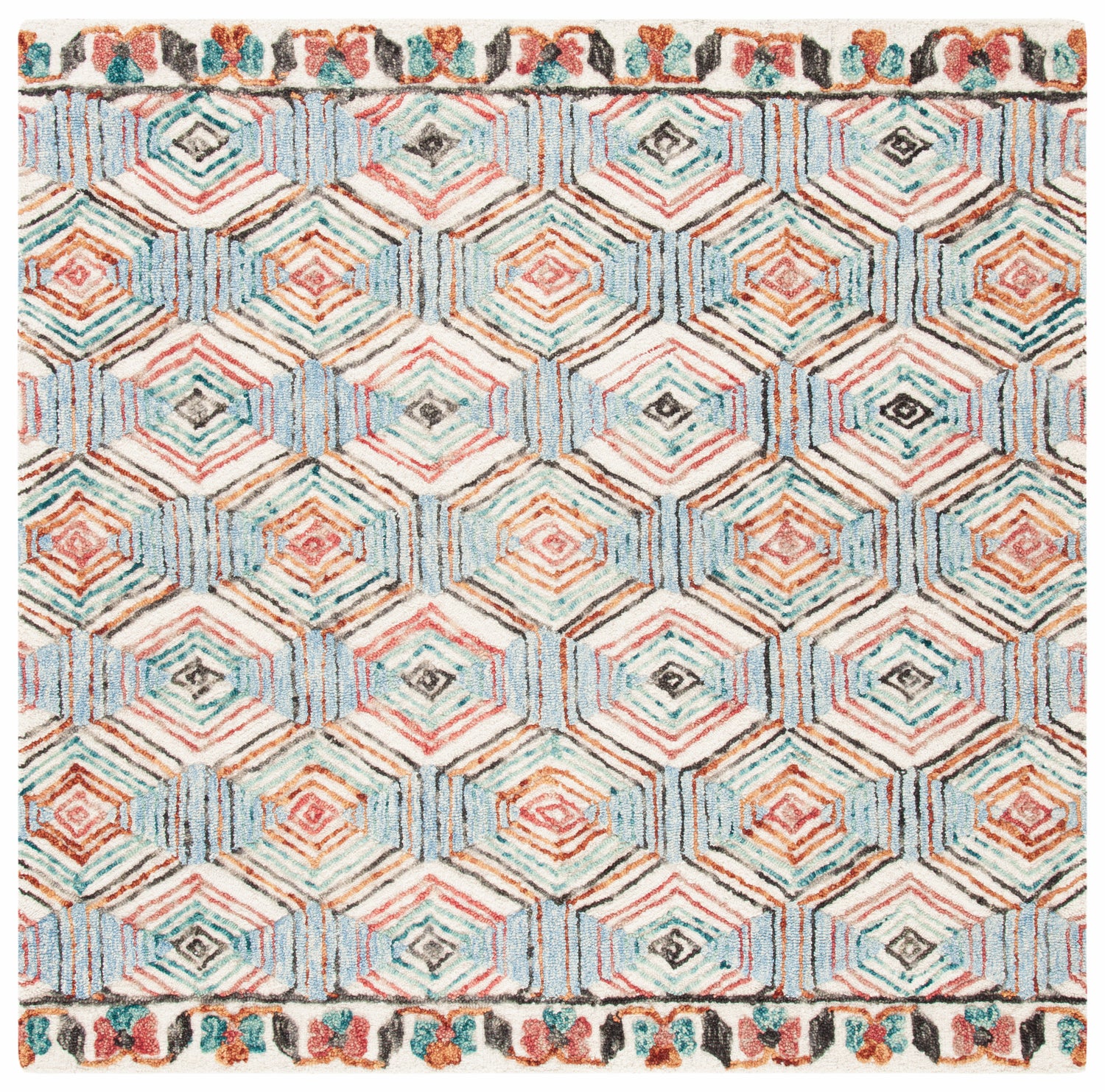 Safavieh Trace Trc522A Ivory/Light Blue Rugs.