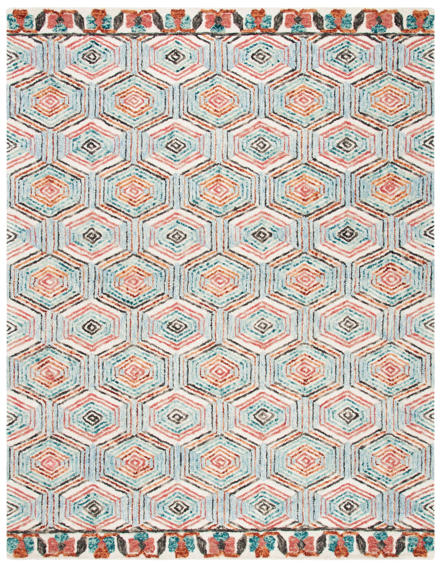 Safavieh Trace Trc522A Ivory/Light Blue Rugs.