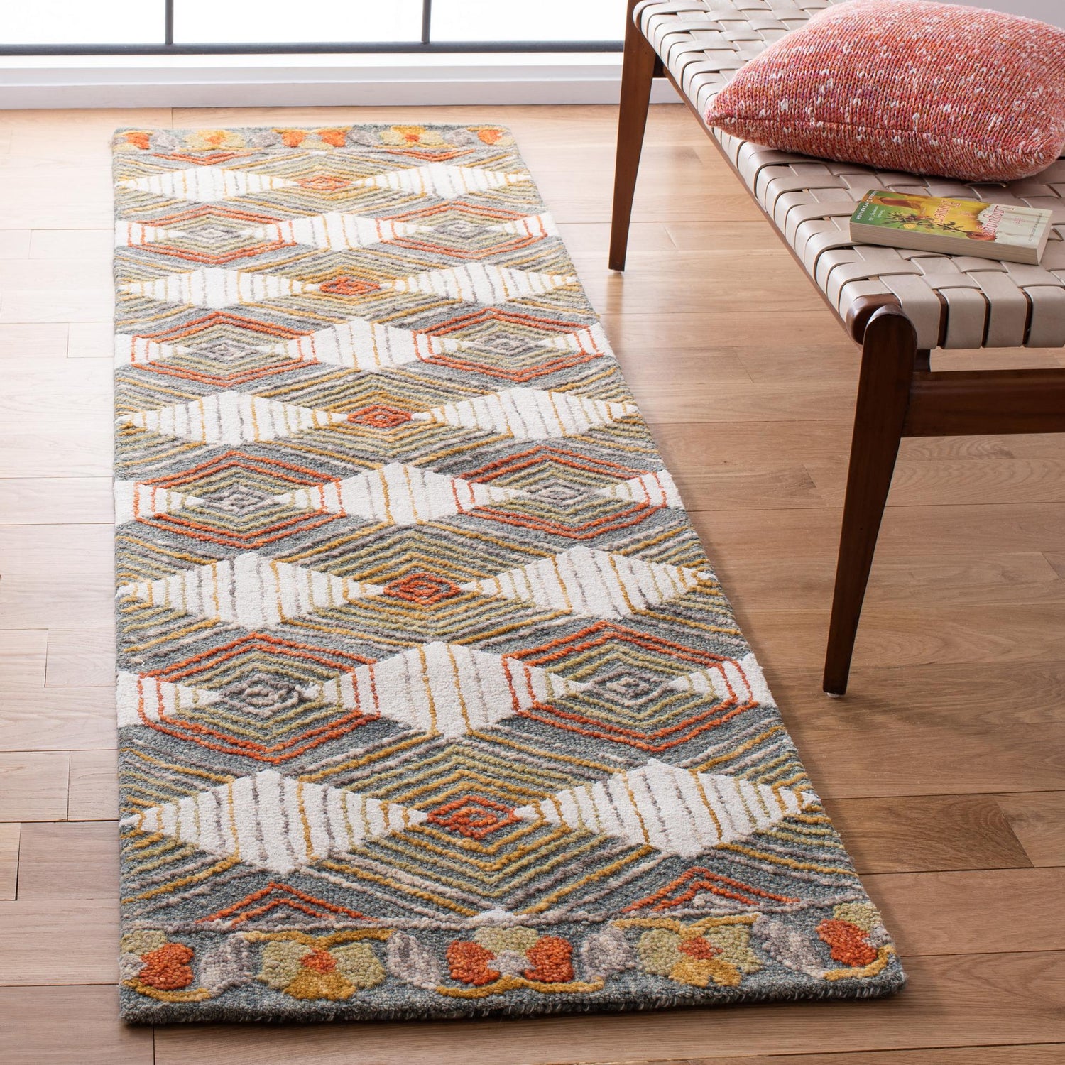 Safavieh Trace Trc522M Blue/Ivory Rugs.