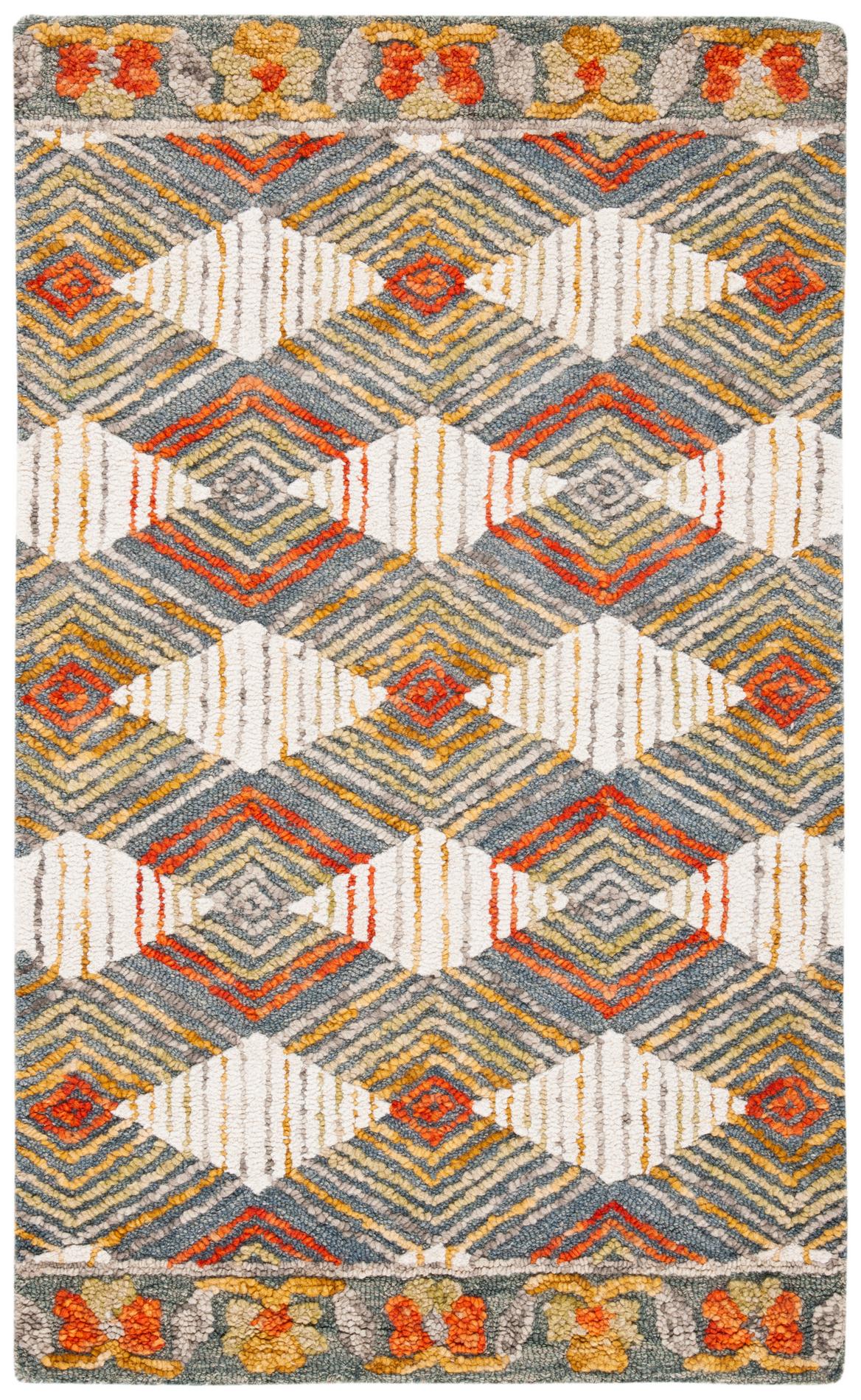 Safavieh Trace Trc522M Blue/Ivory Rugs.