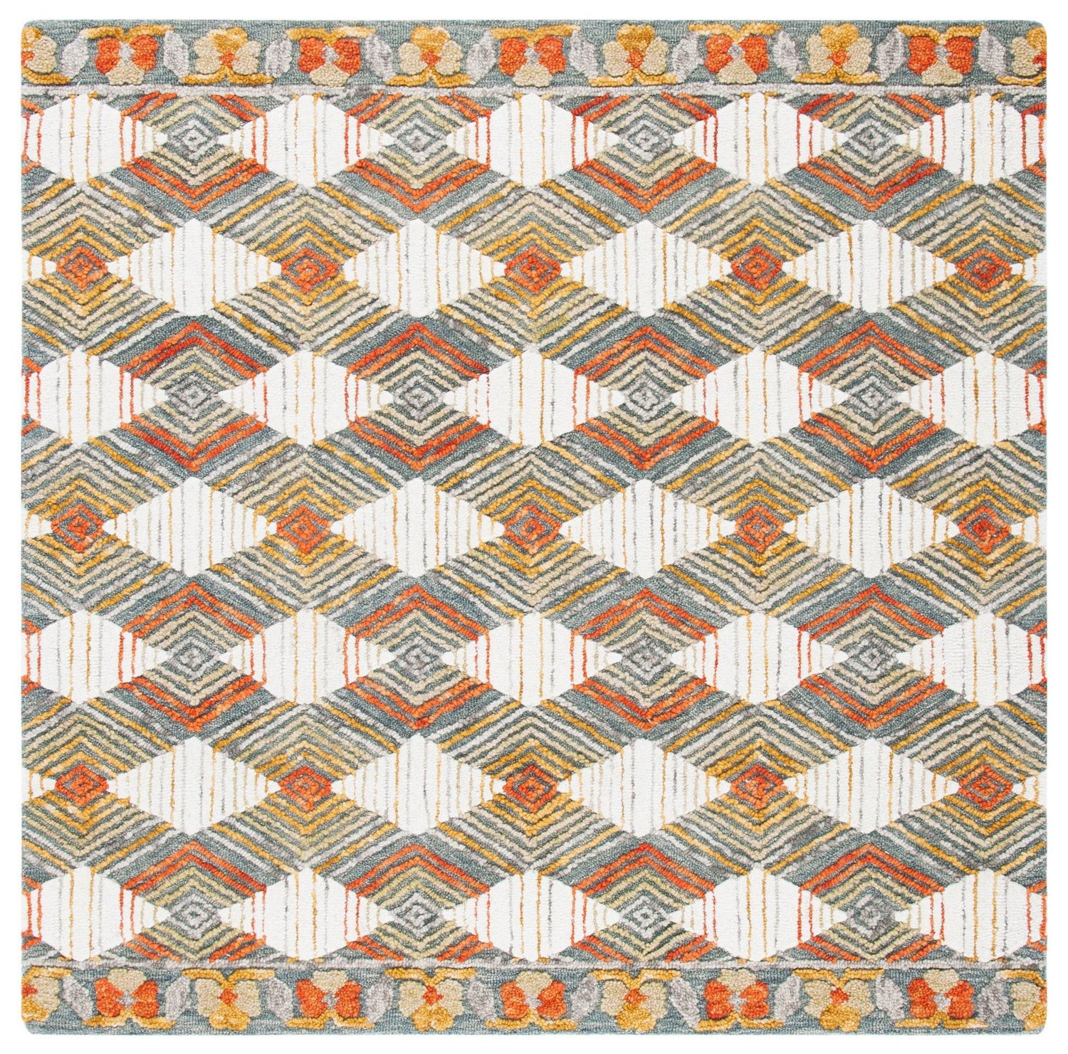 Safavieh Trace Trc522M Blue/Ivory Rugs.