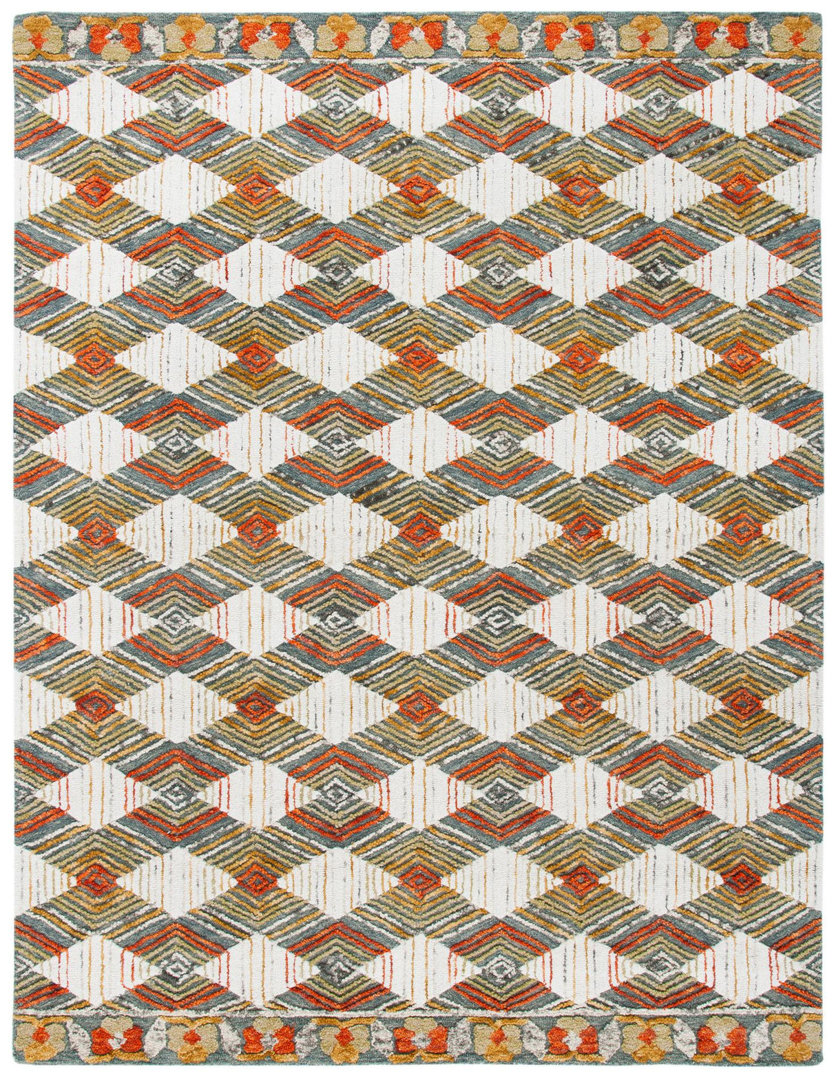 Safavieh Trace Trc522M Blue/Ivory Rugs.