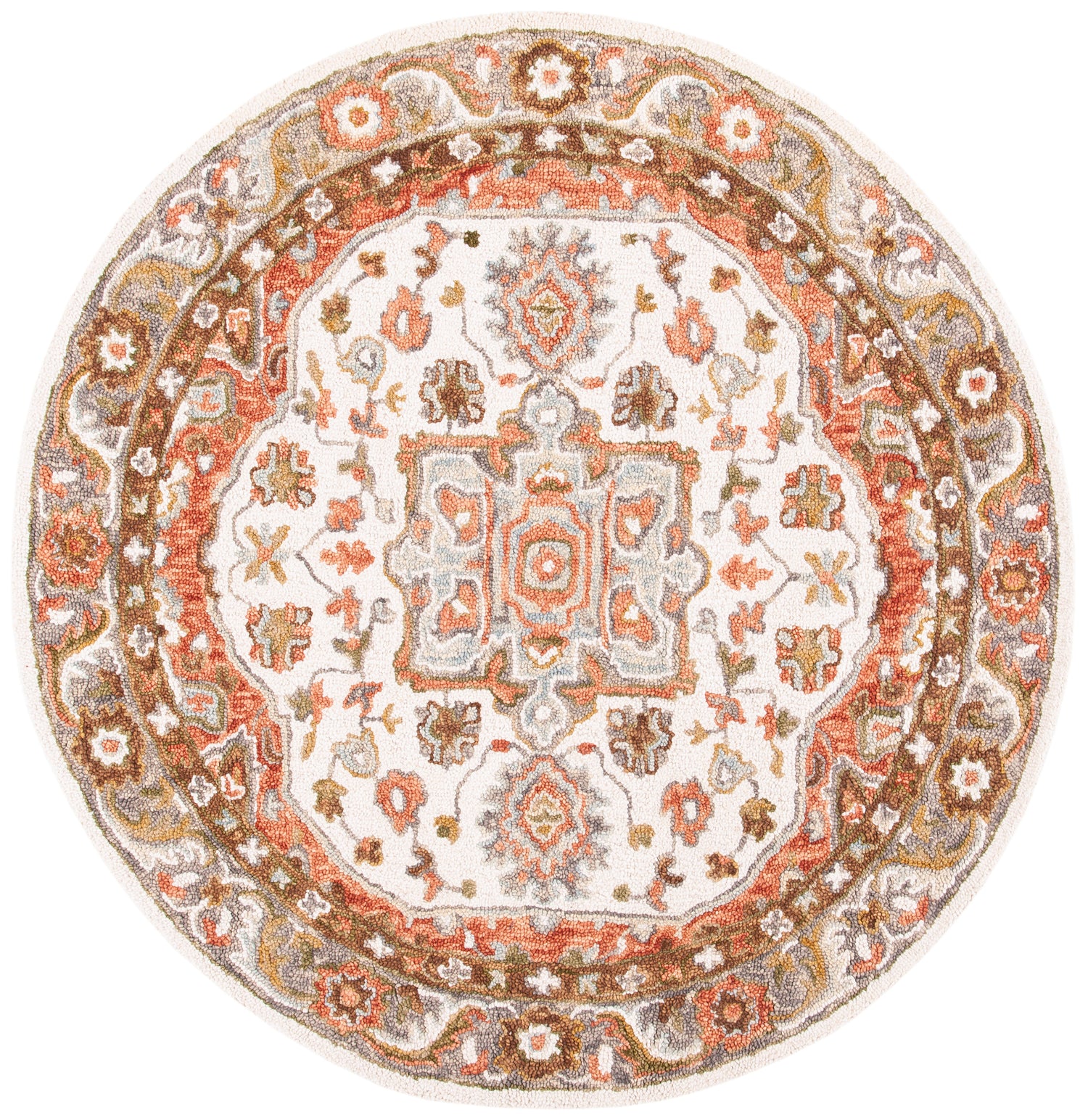 Safavieh Trace Trc523A Ivory/Red Rugs.
