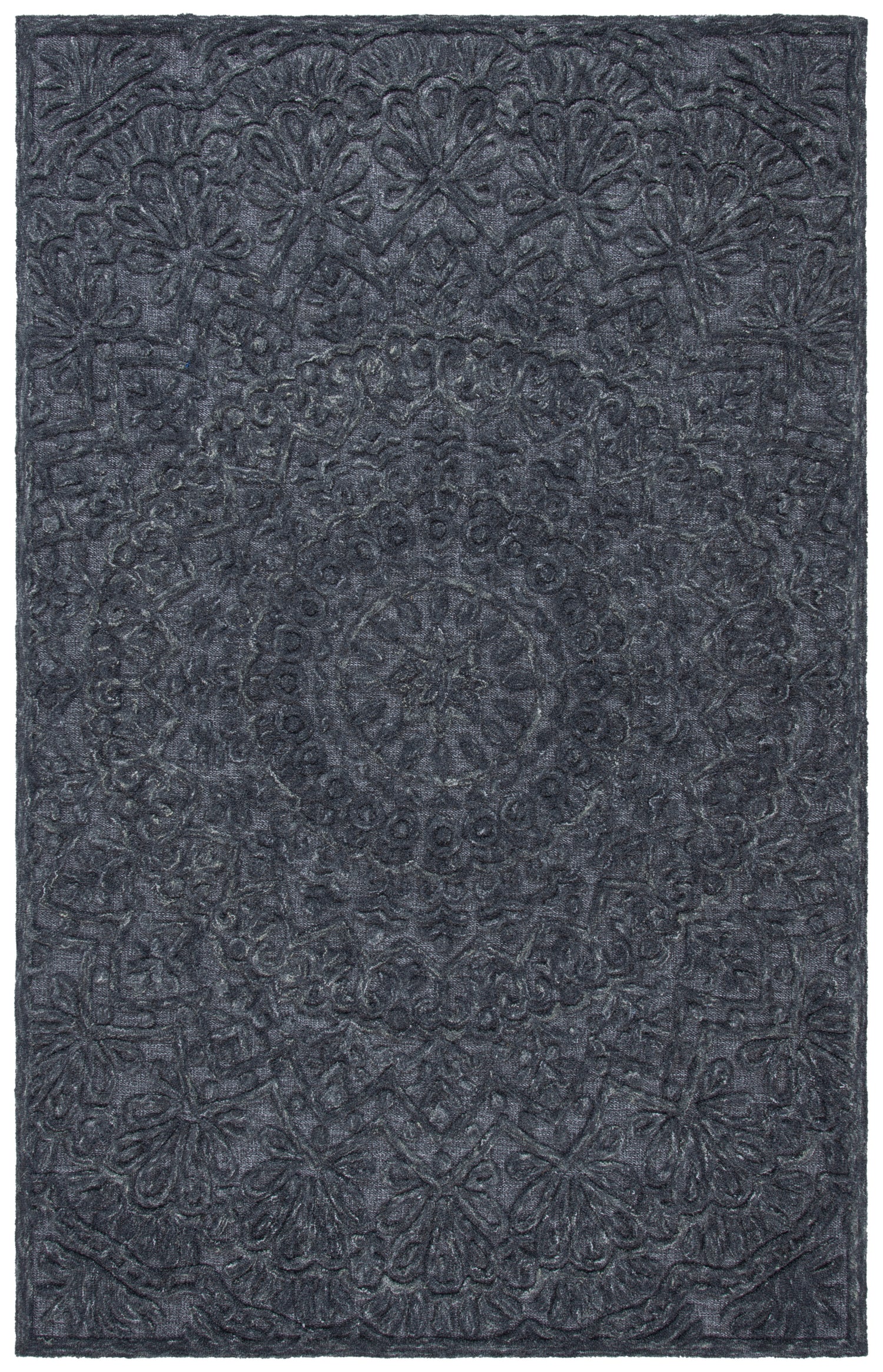 Safavieh Trace Trc601H Dark Grey Rugs.