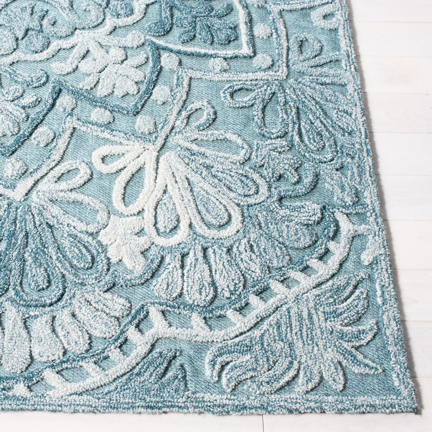 Safavieh Trace Trc601K Turquoise/Green Rug.