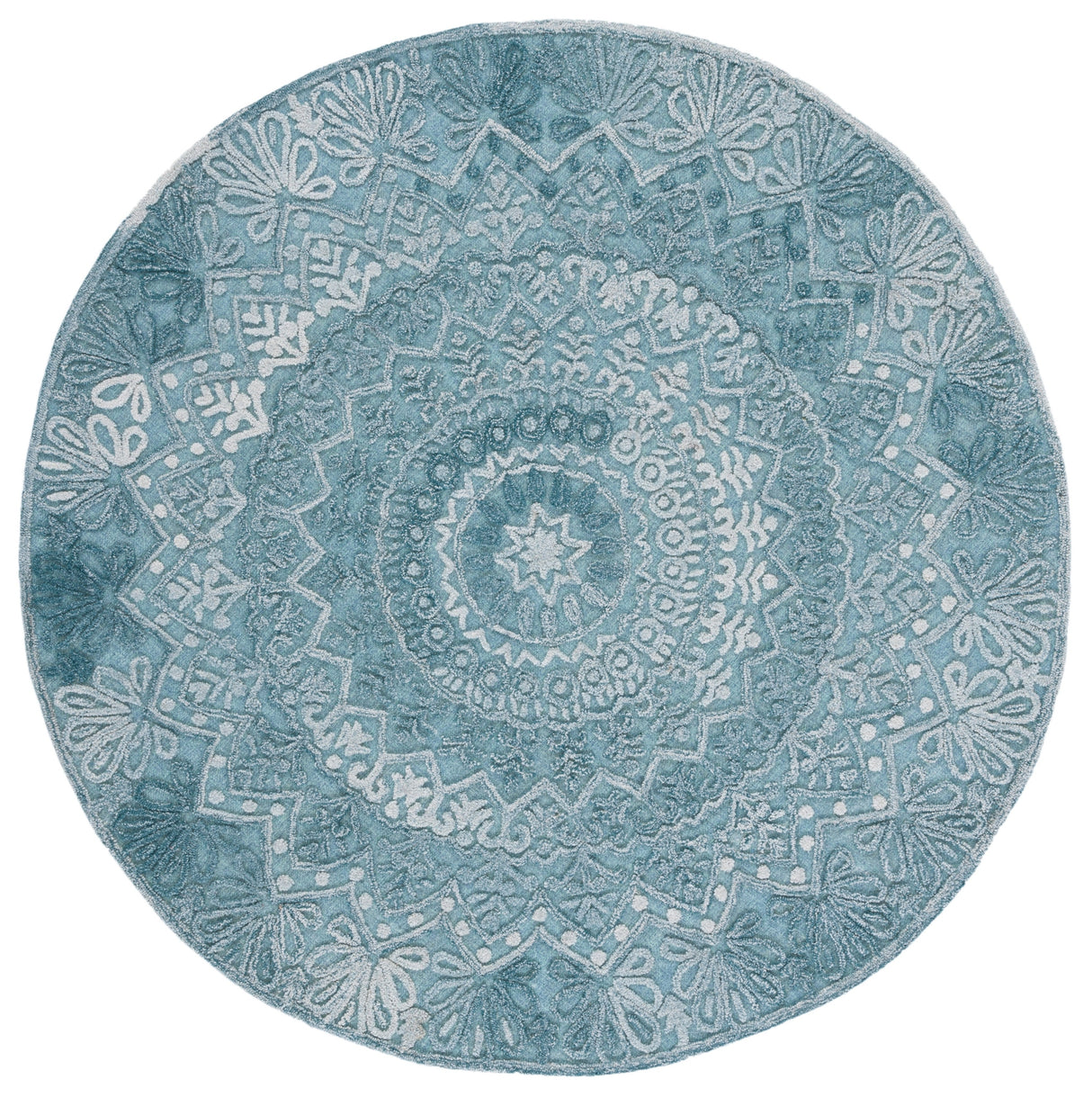 Safavieh Trace Trc601K Turquoise/Green Rug.
