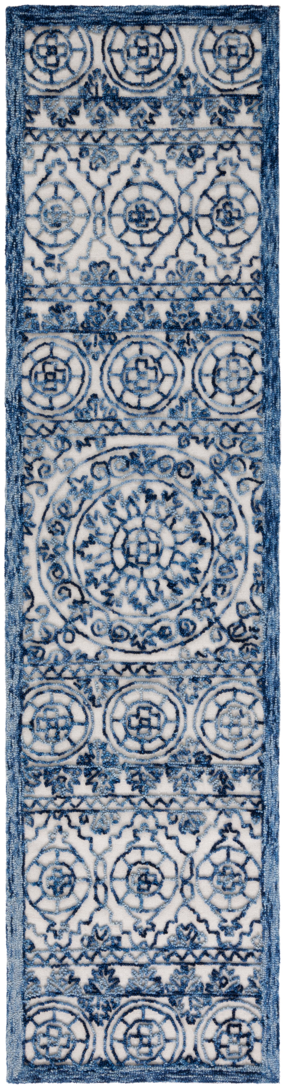 Safavieh Trace Trc701N Navy/Ivory Rugs.