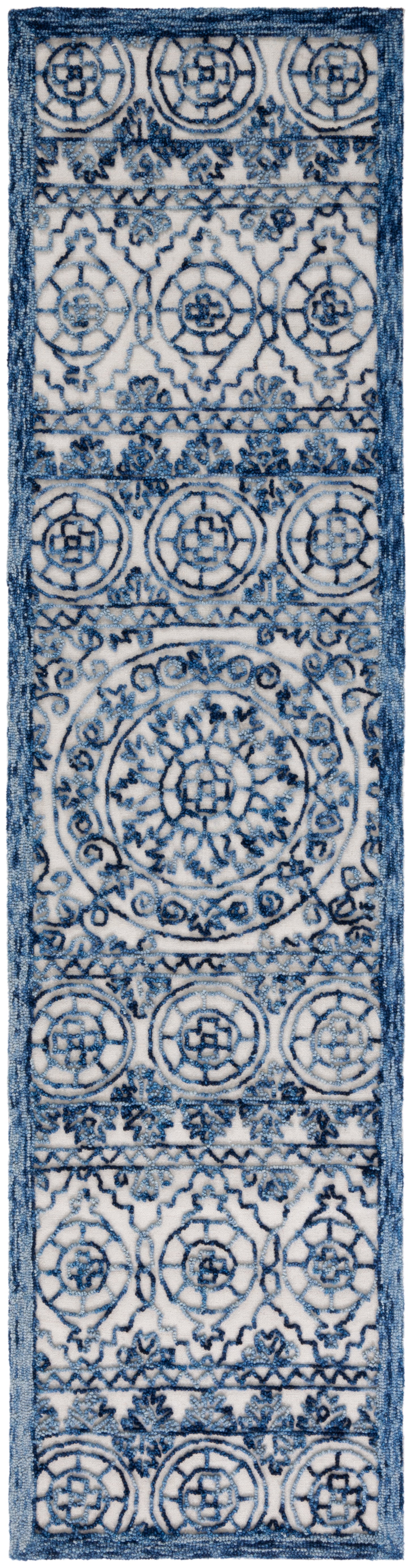 Safavieh Trace Trc701N Navy/Ivory Rugs.