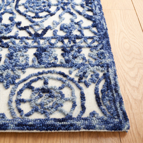 Safavieh Trace Trc701N Navy/Ivory Rugs.